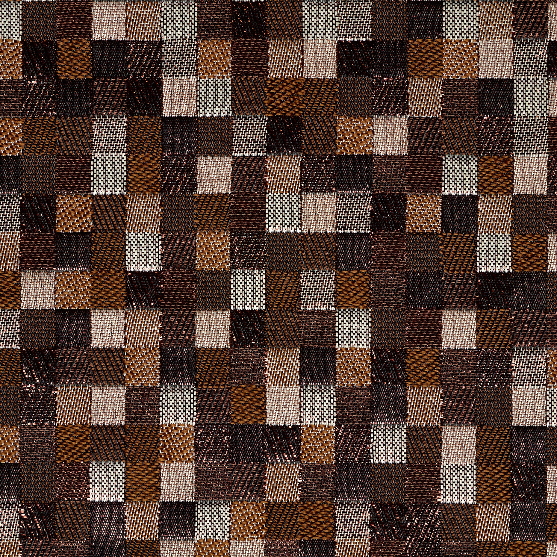 Jacquard, Chestnut&Silver Cloud (P000004810) - Gewebe