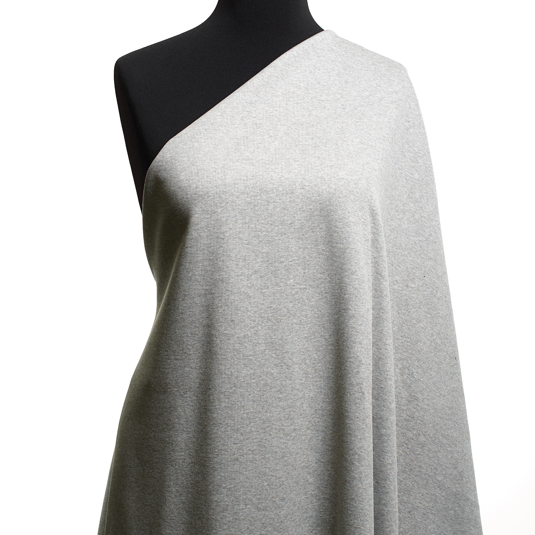RIB JERSEY, COTTON, ELASTIC, LUNAR ROCK (F000049009) - Mannequin