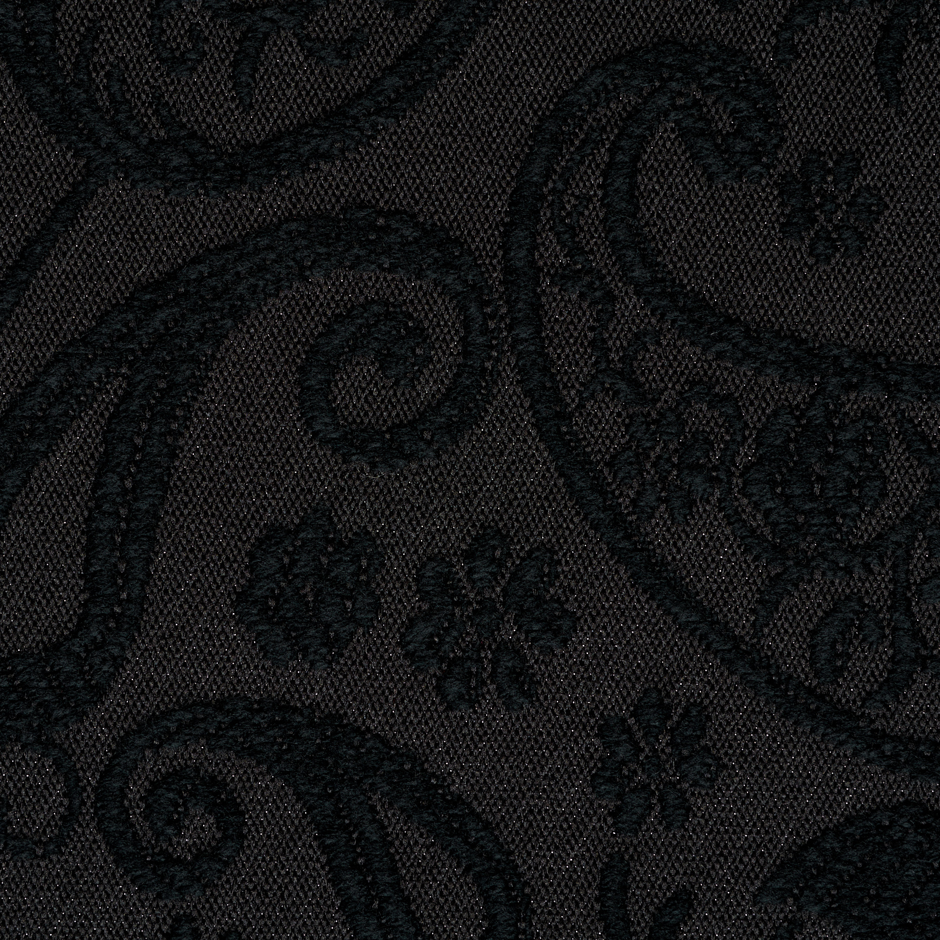 JACQUARD, TONE ON TONE, RAVEN BLACK (P000004900) - Texture