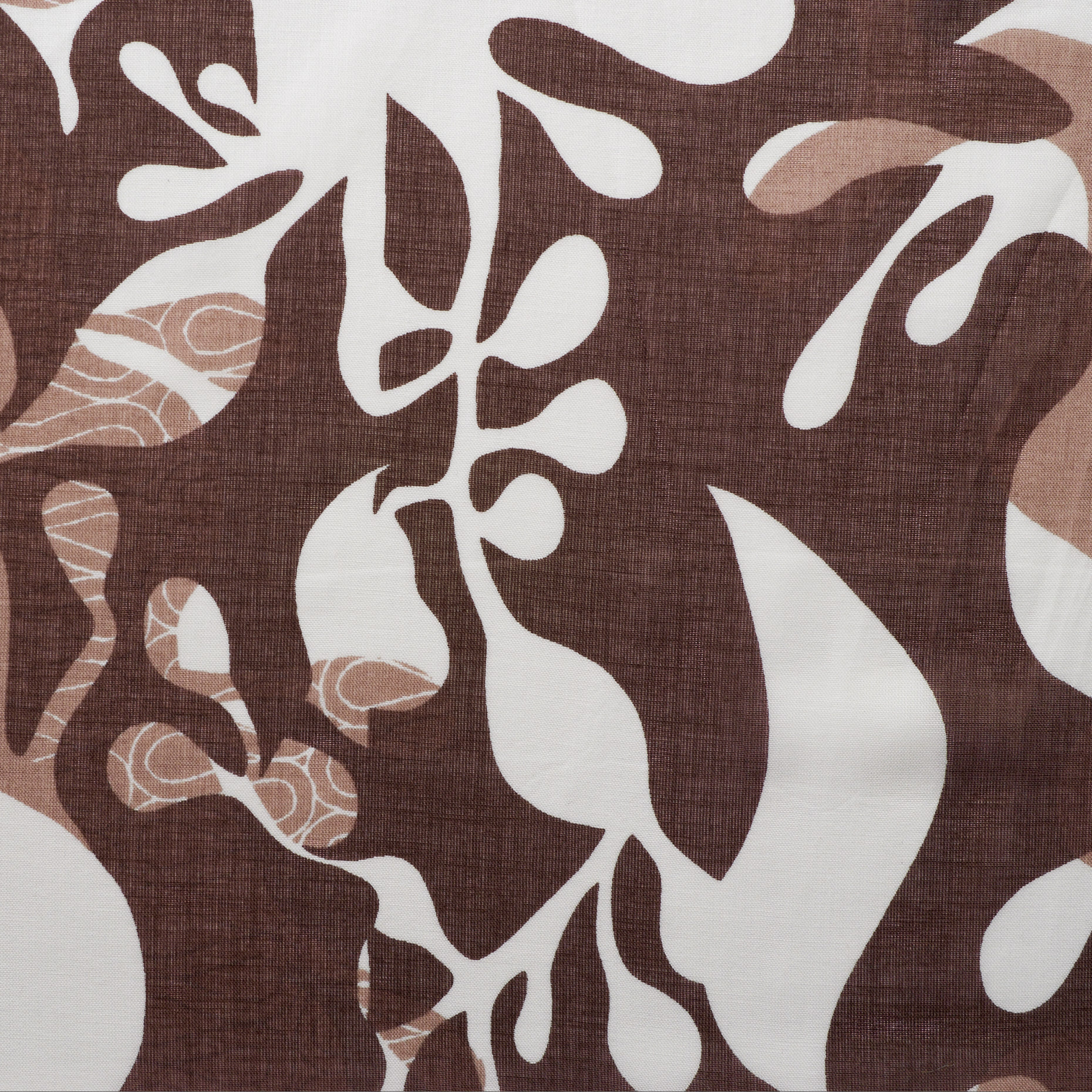 MUSLIN, COTTON, PRINTED, CAPPUCCINO (F000026728) - Texture
