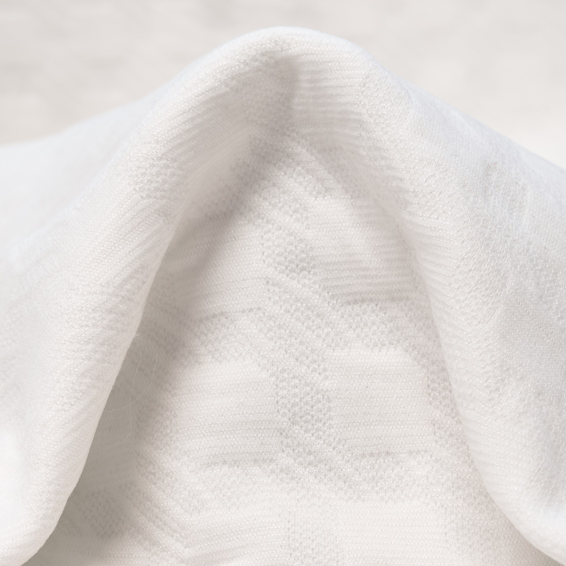 Techno Jersey, Geometrico, Brilliant White (F000032161)