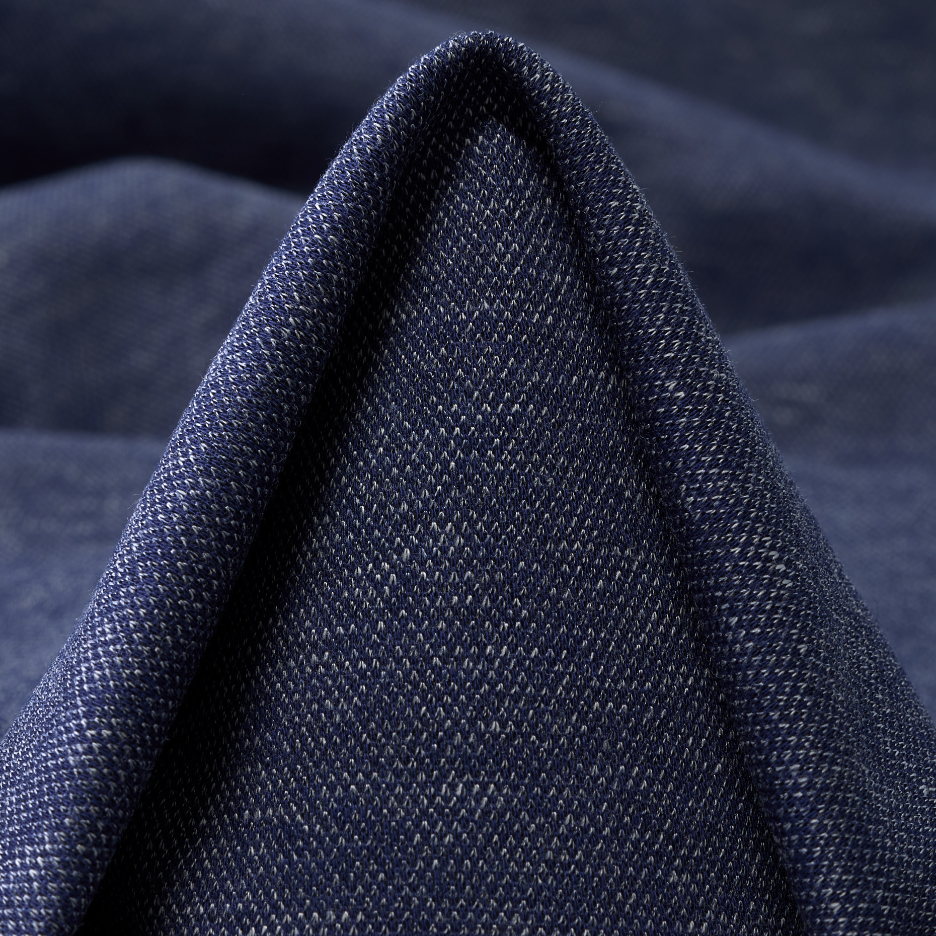 DOUBLE, PIQUÉ, COTTON, CROWN BLUE&LUNAR ROCK (F000048040)