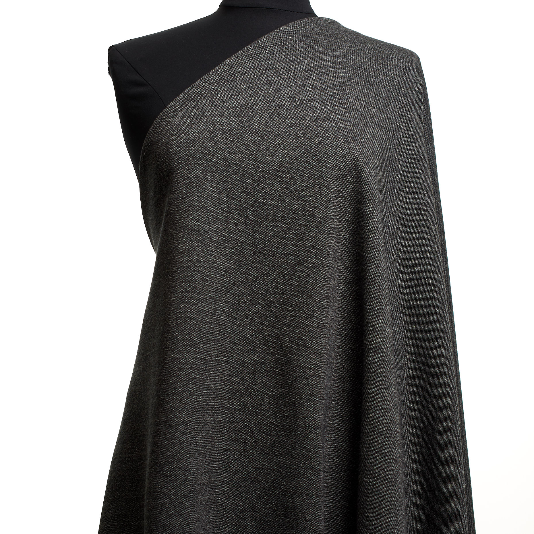 Трикотаж, Хлопок, Стрейч, Volcanic Ash (F000044395) - Манекен