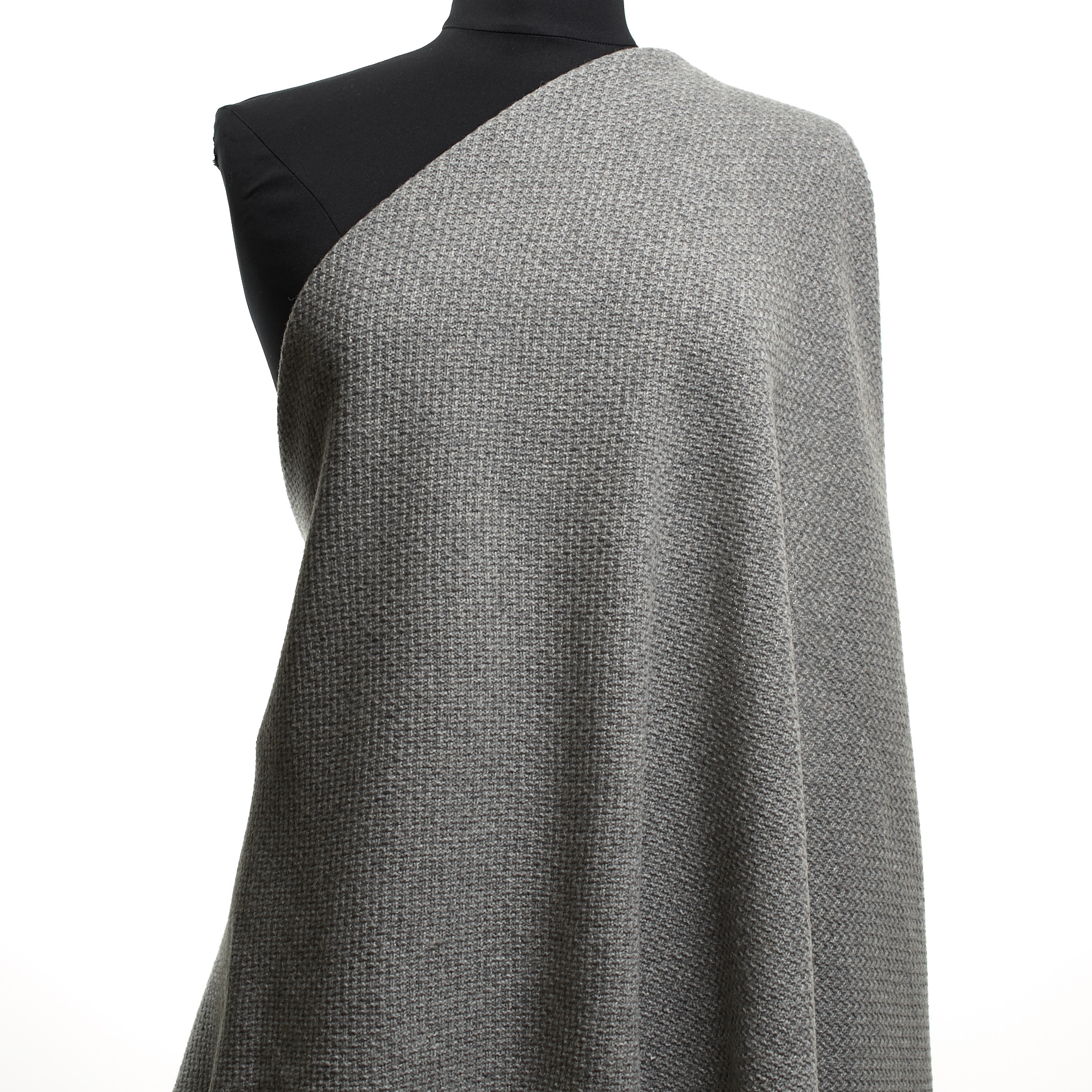 DZIANINA, Wełna, Mikrostruktura, Ghost Gray (F000048085) - Manekin
