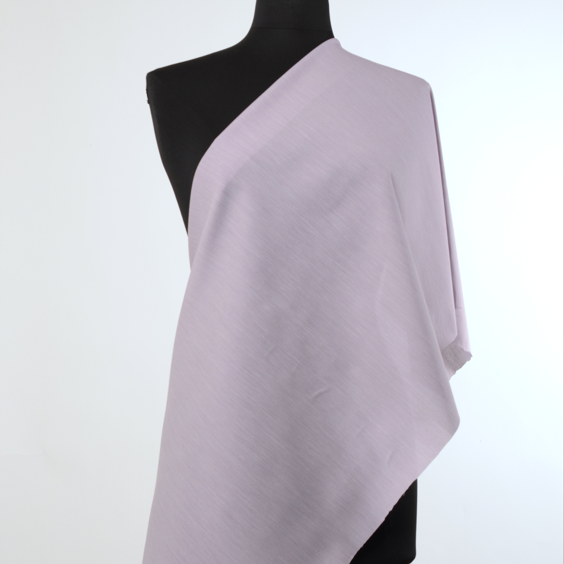 Popeline, Cotone, Rigato, Wineberry&Brilliant White (F000004267) - Manichino