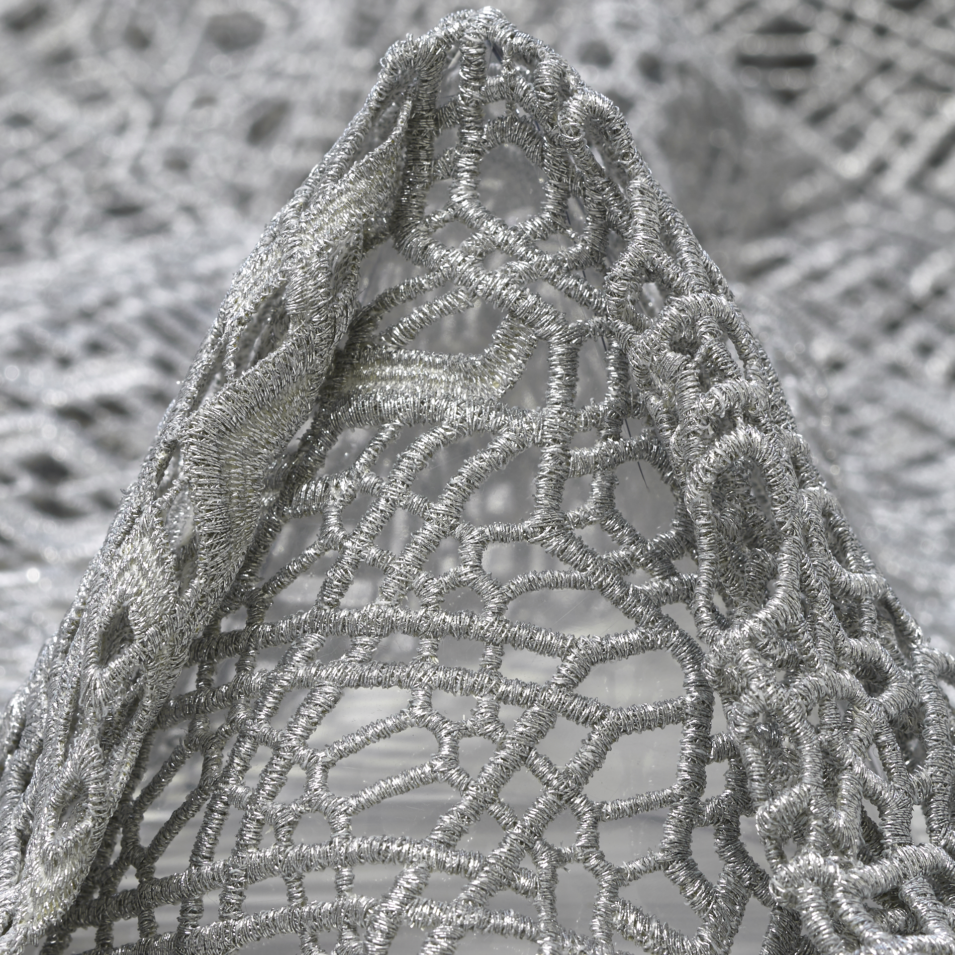 LACE, POLYAMID, PRINTED, SILVER (F000034417)