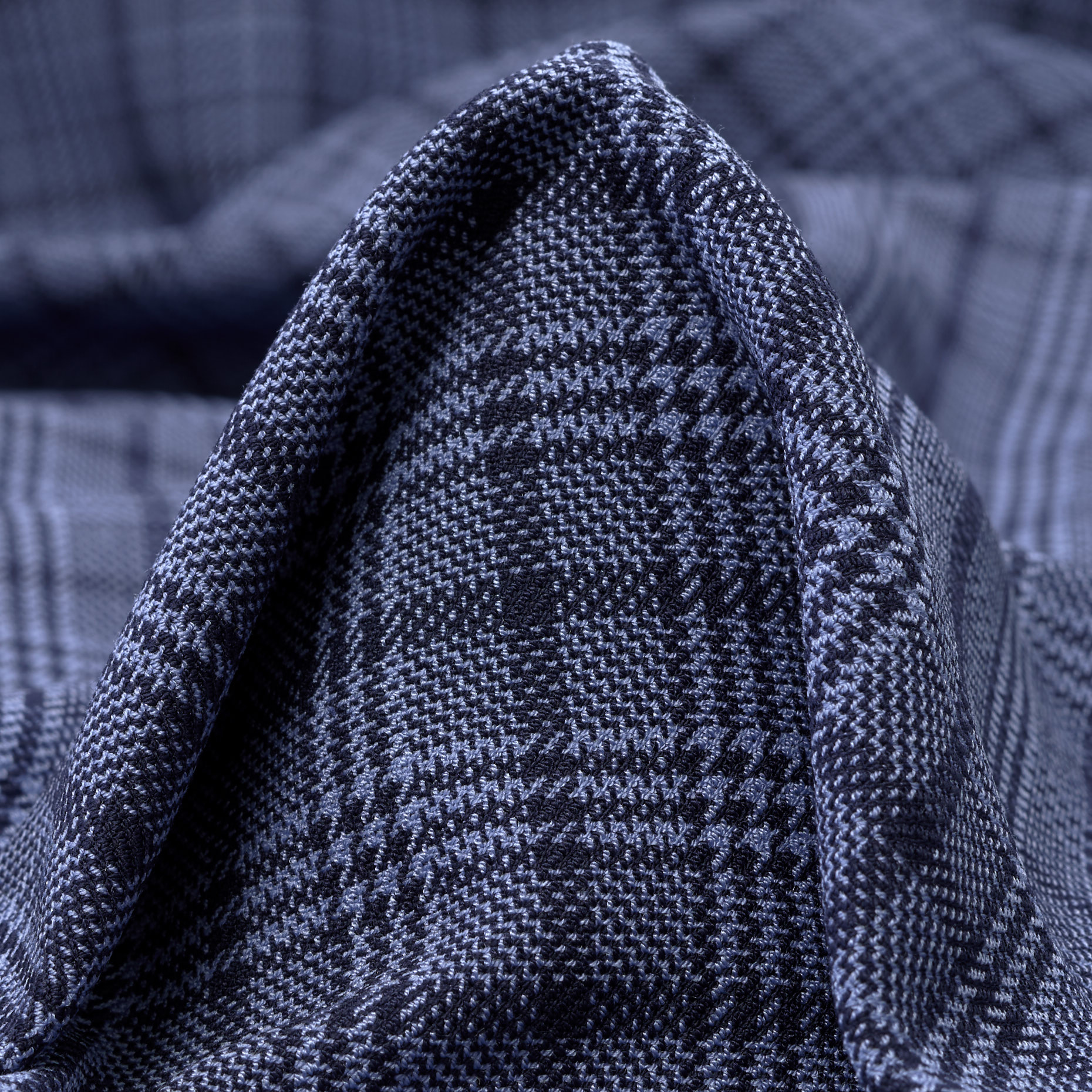 DOUBLE, VISCOSE BLEND, ELASTIC, COLONY BLUE (F000038441)