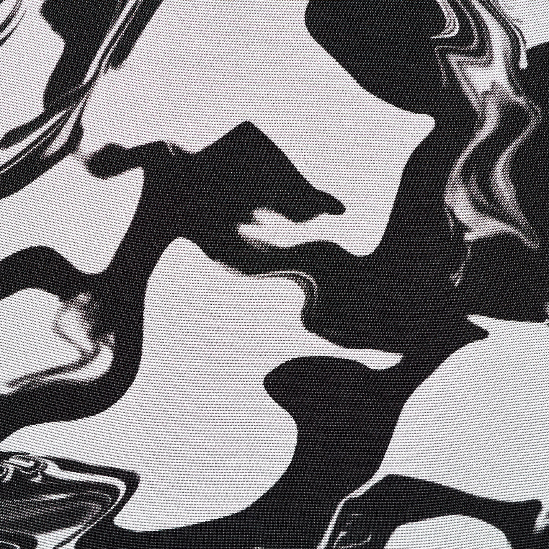 Viscosa, Estampado, Raven Black&Snow White (F000043836) - Tejido