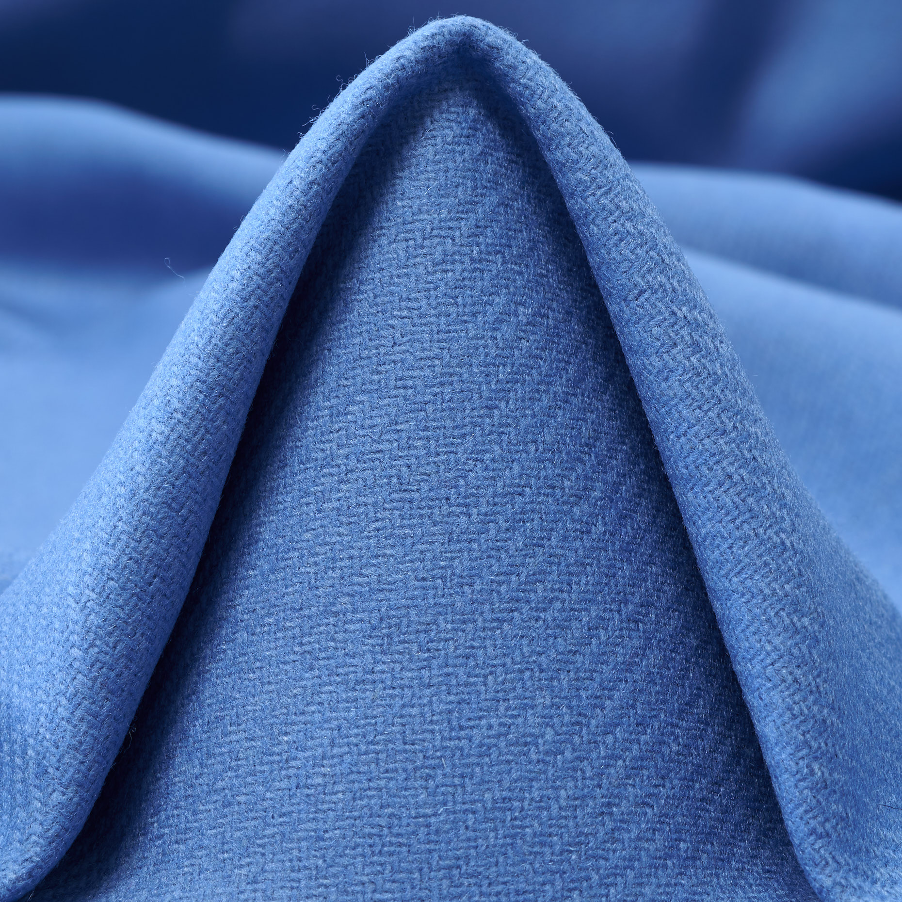 TWILL, WOOL, CASHMERE BLEND, DUSTY BLUE (F000045331)