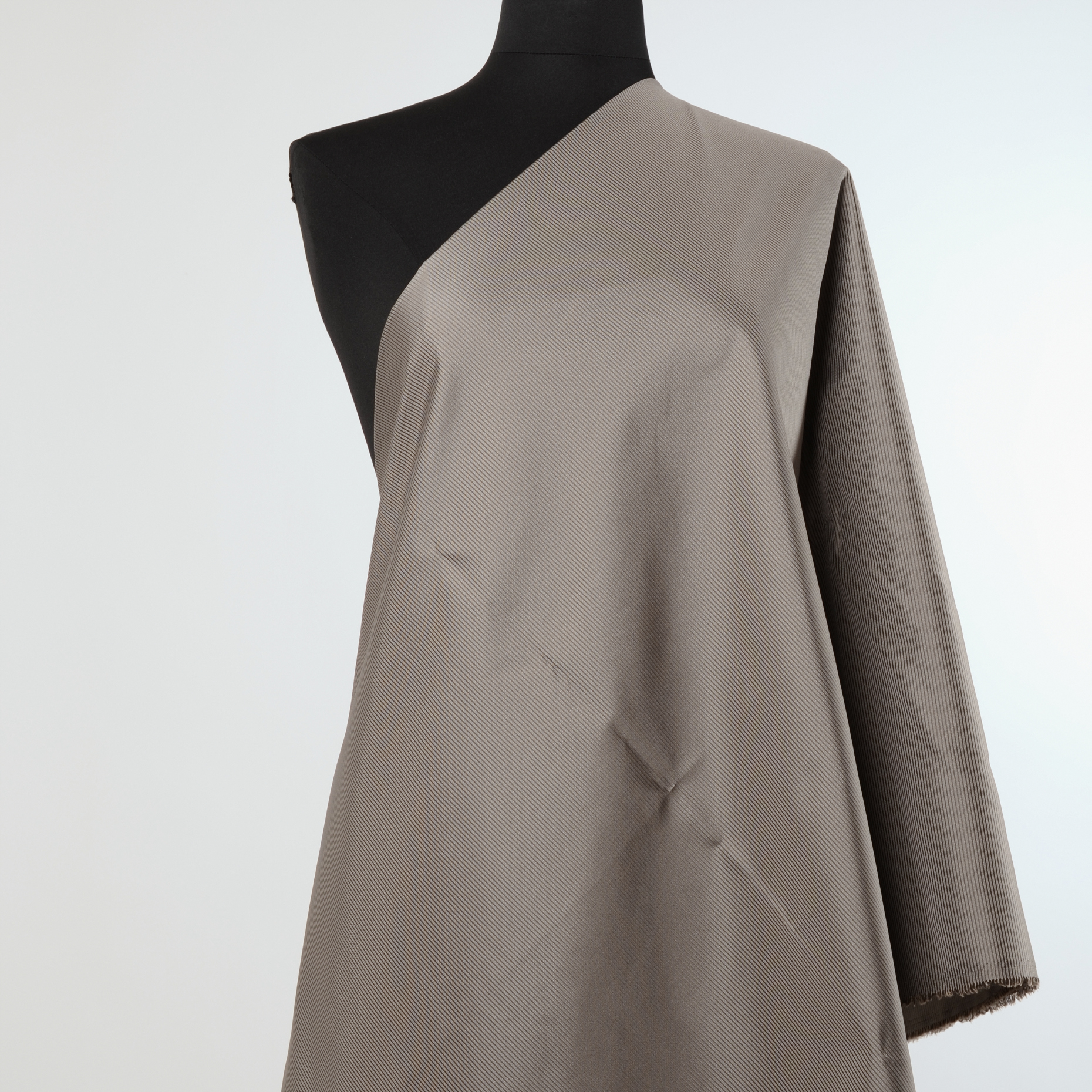 Seta, Taffetà, Rigato, Shadow (F000008714) - Manichino