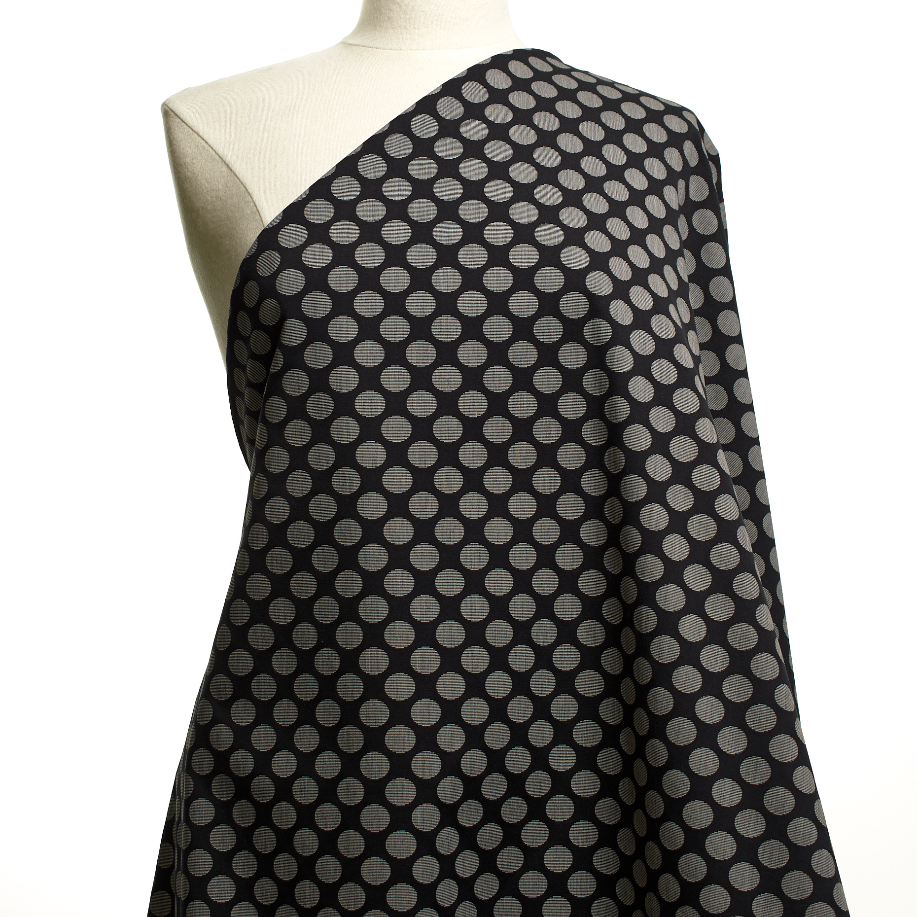 Jacquard Double, Coton, Elástique, Midnight Blue&Ivory (F000026855) - Mannequin