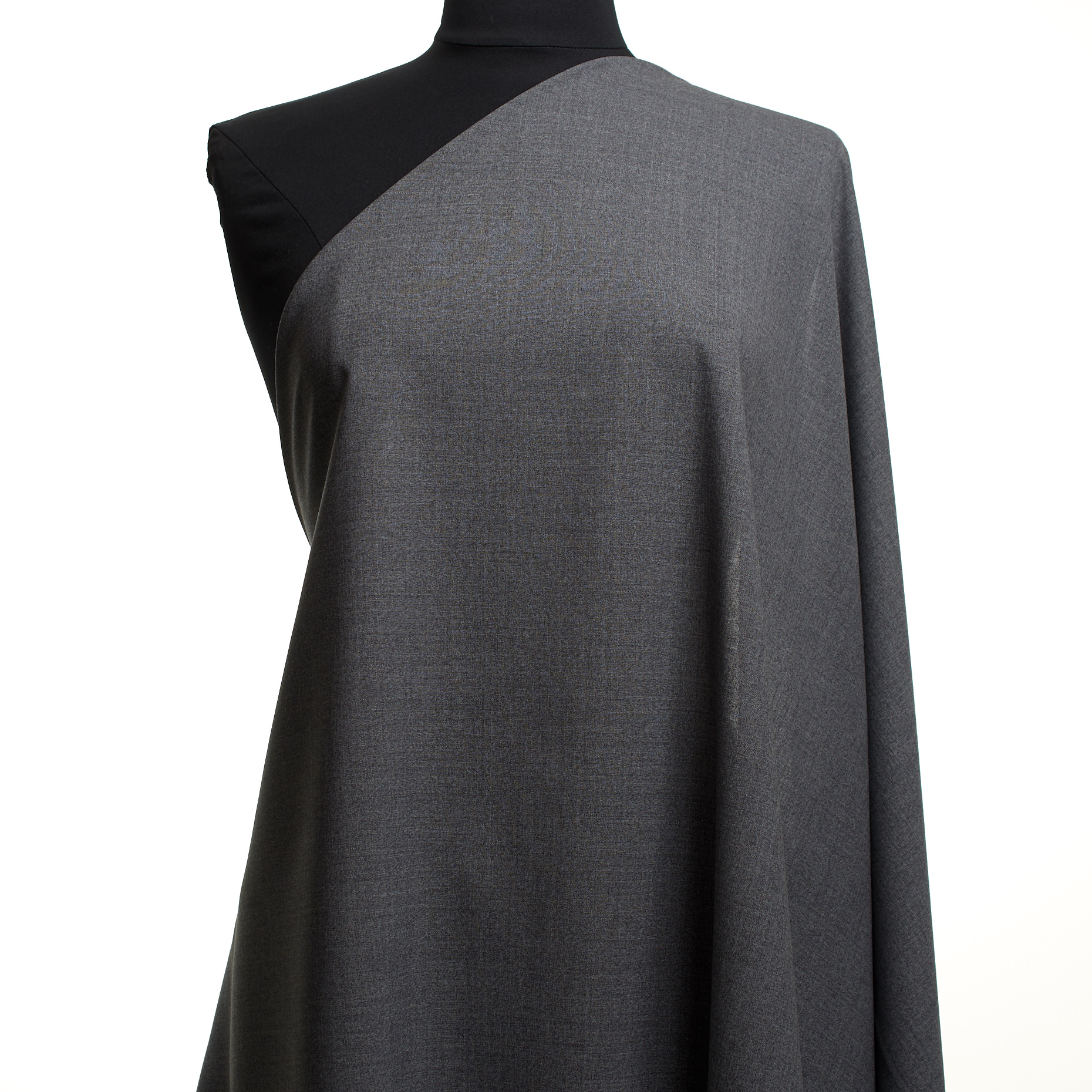 COOL WOOL, VIRGIN WOOL, MELANGE, DARK SHADOW (F000047481) - Mannequin