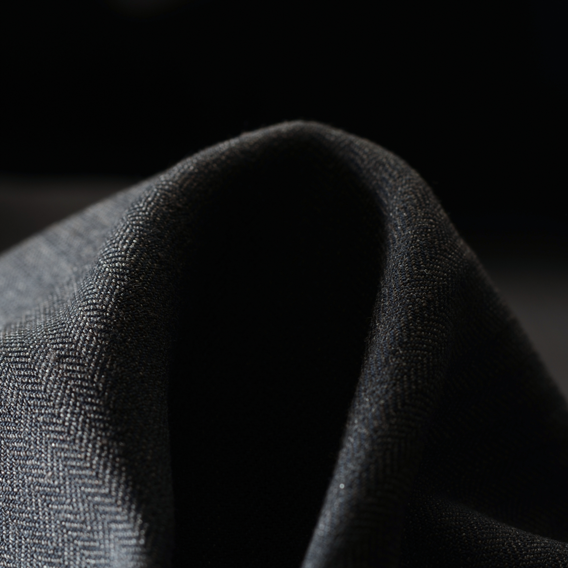 HERRINGBONE, VIRGIN WOOL, LINEN, BLACKENED PEARL (F000008652)