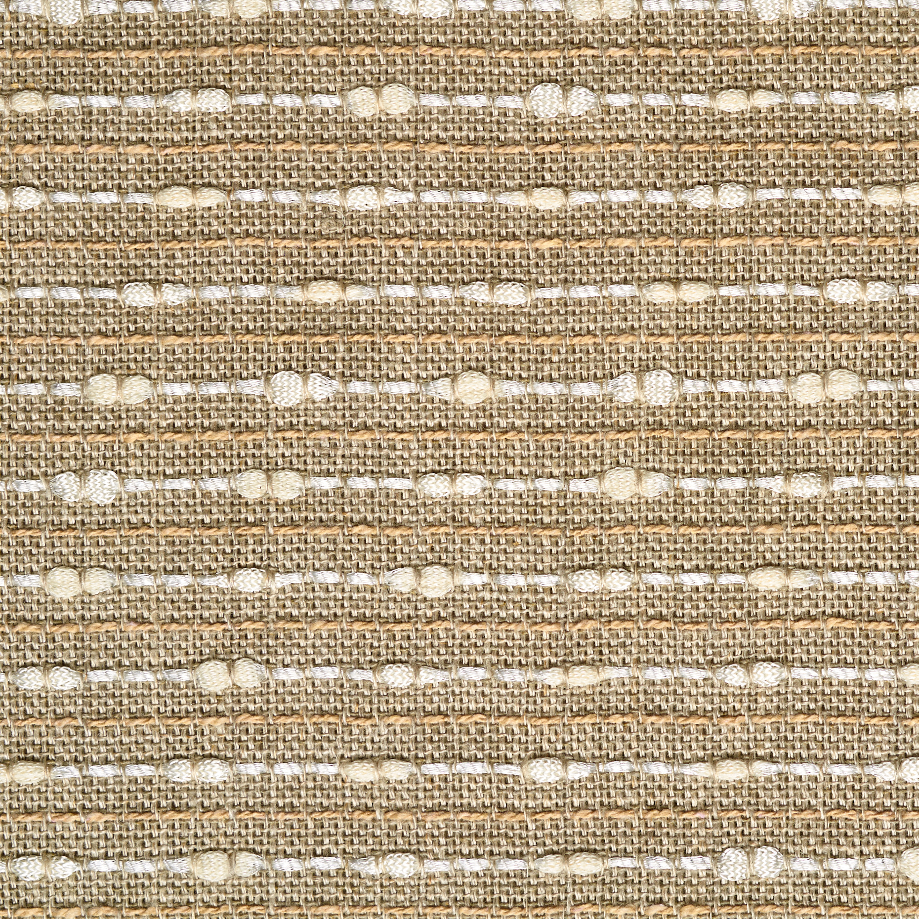 JACQUARD, LINEN, COTTON BLEND, BROWN RICE&SNOW WHITE (P000004720) - Texture