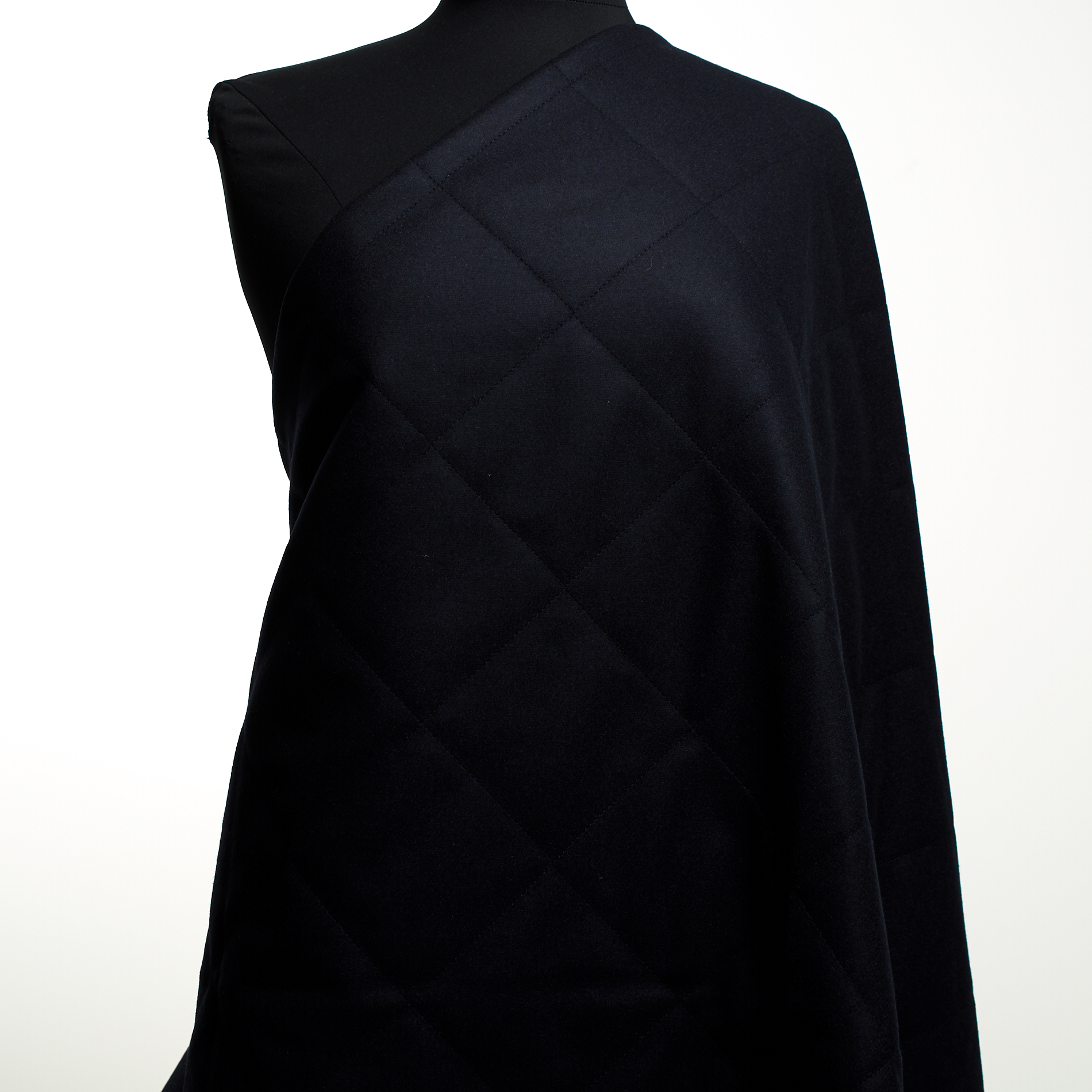 DRAP, PADDED, WOOL BLEND, MIDNIGHT BLUE (T0000189) - Mannequin