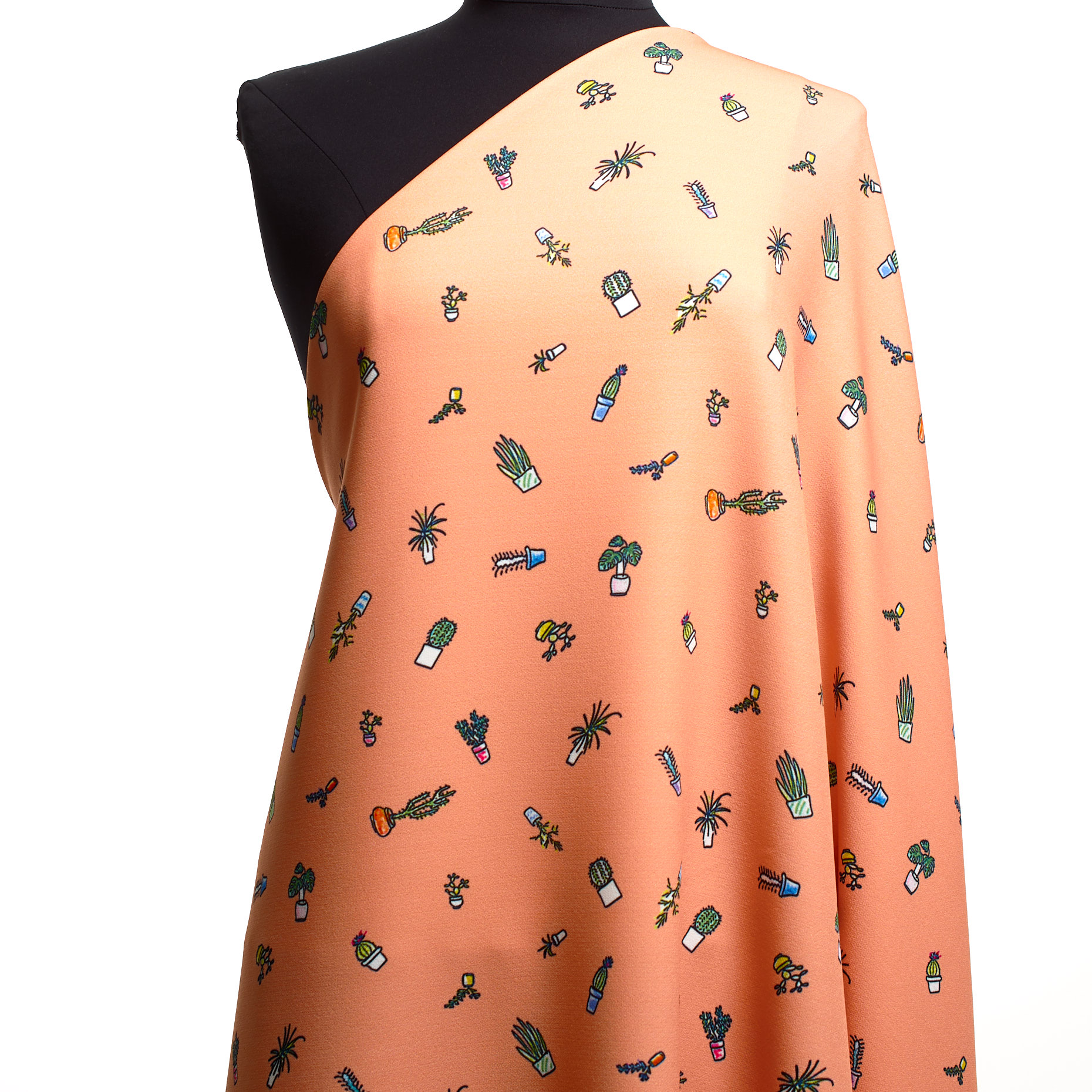 TECHNO STRETCH, PRINTED, MELLOW ROSE (F000041460) - Mannequin