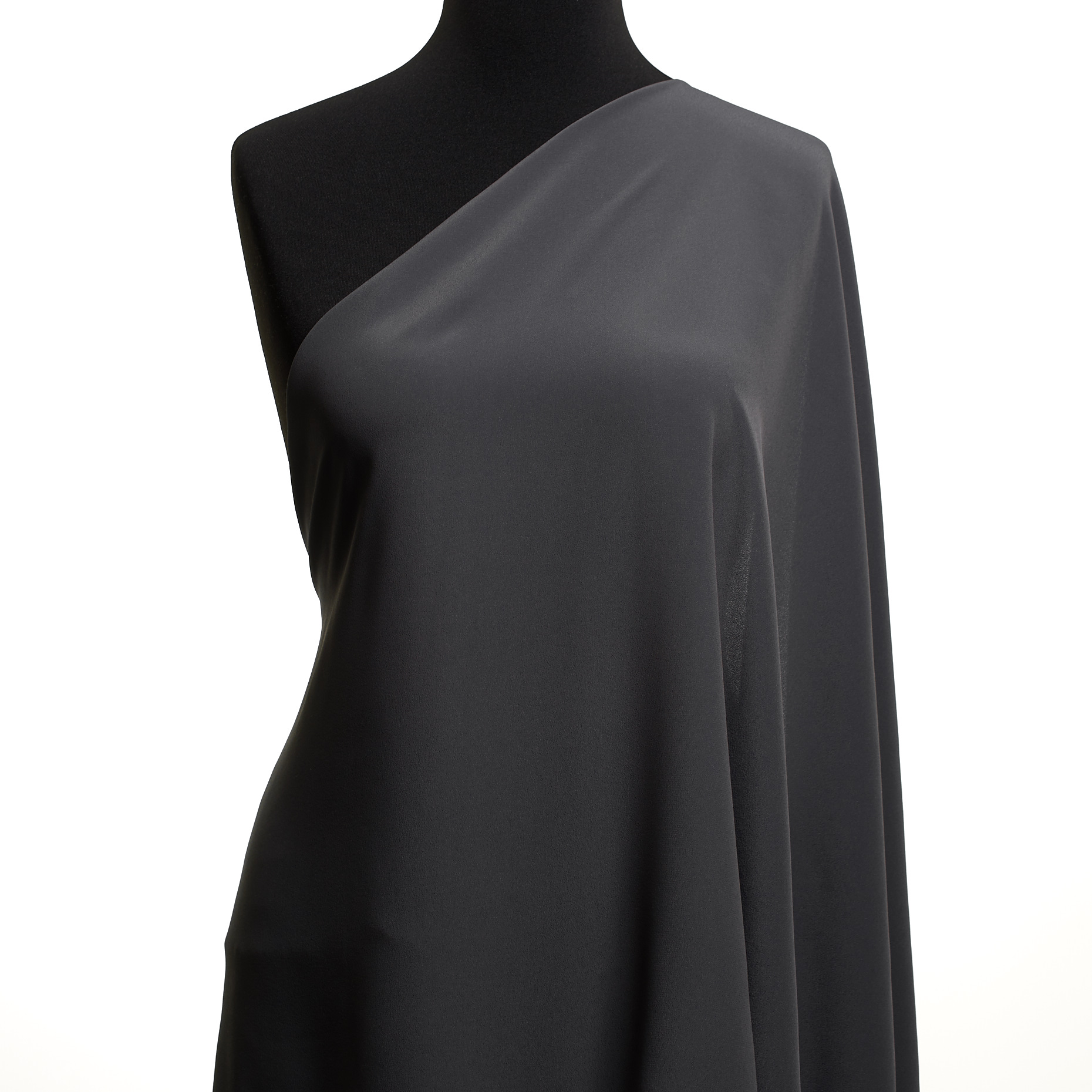 Crêpe, Acetat, Seide, Blackened Pearl (F000049149) - Schaufensterpuppe