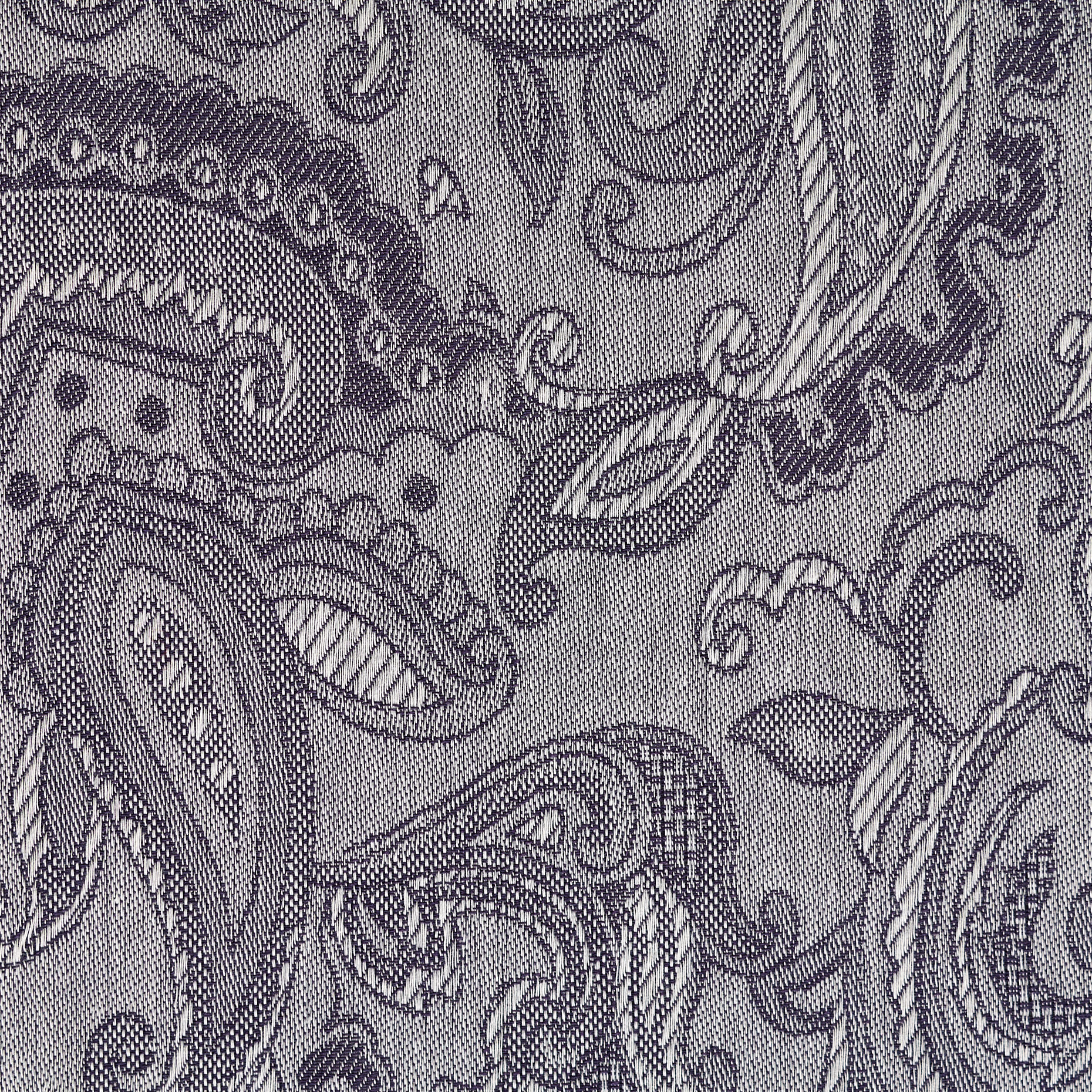 Żakard, Wiskoza, Paisley, Dolphin (F000043250) - Tkana