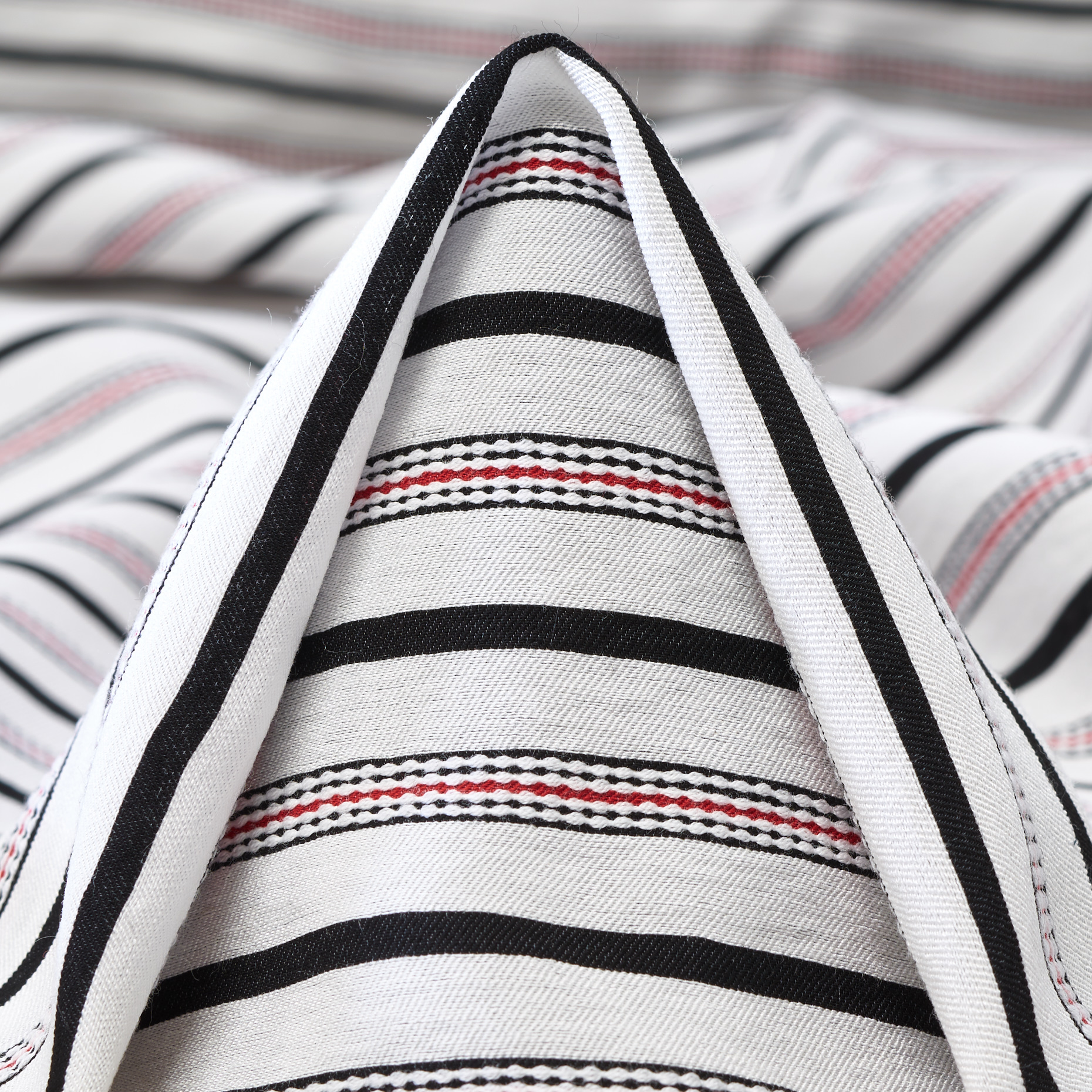 Viscosa, Algodón Mix, Rayas, Snow White&Raven Black