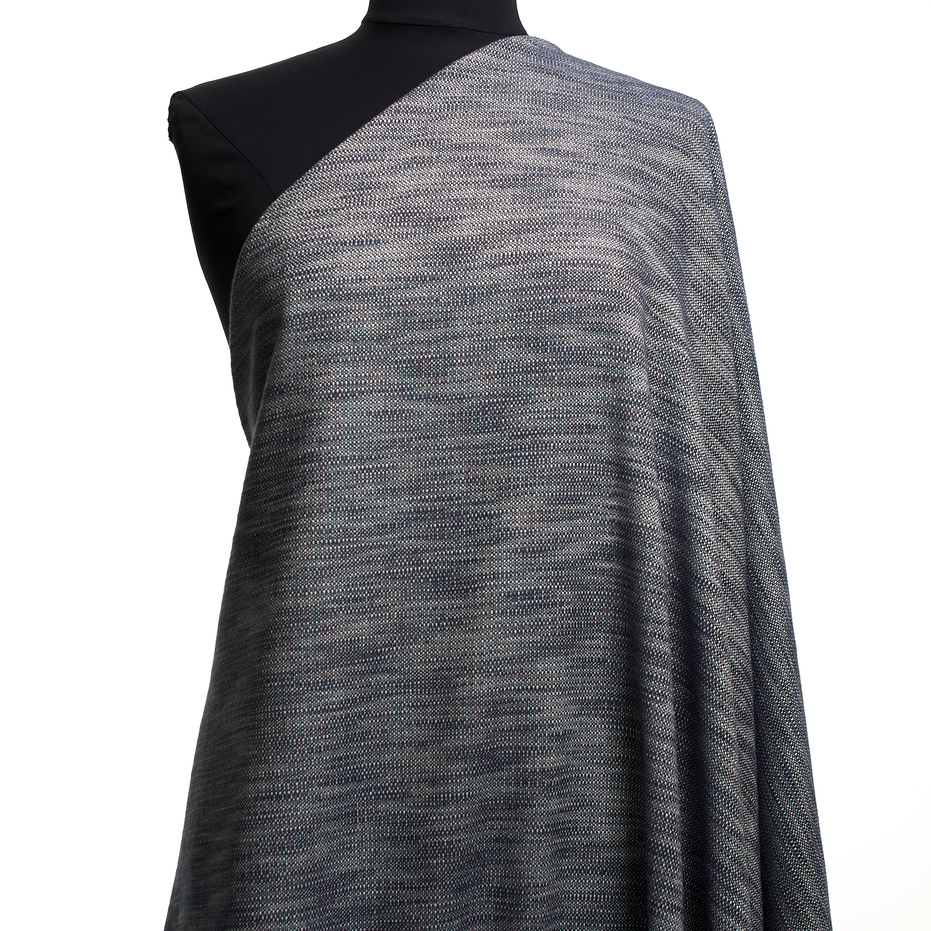 Chanel, Cotton, Slub Yarn, Antique White&Blue Indigo (F000003576) - Mannequin