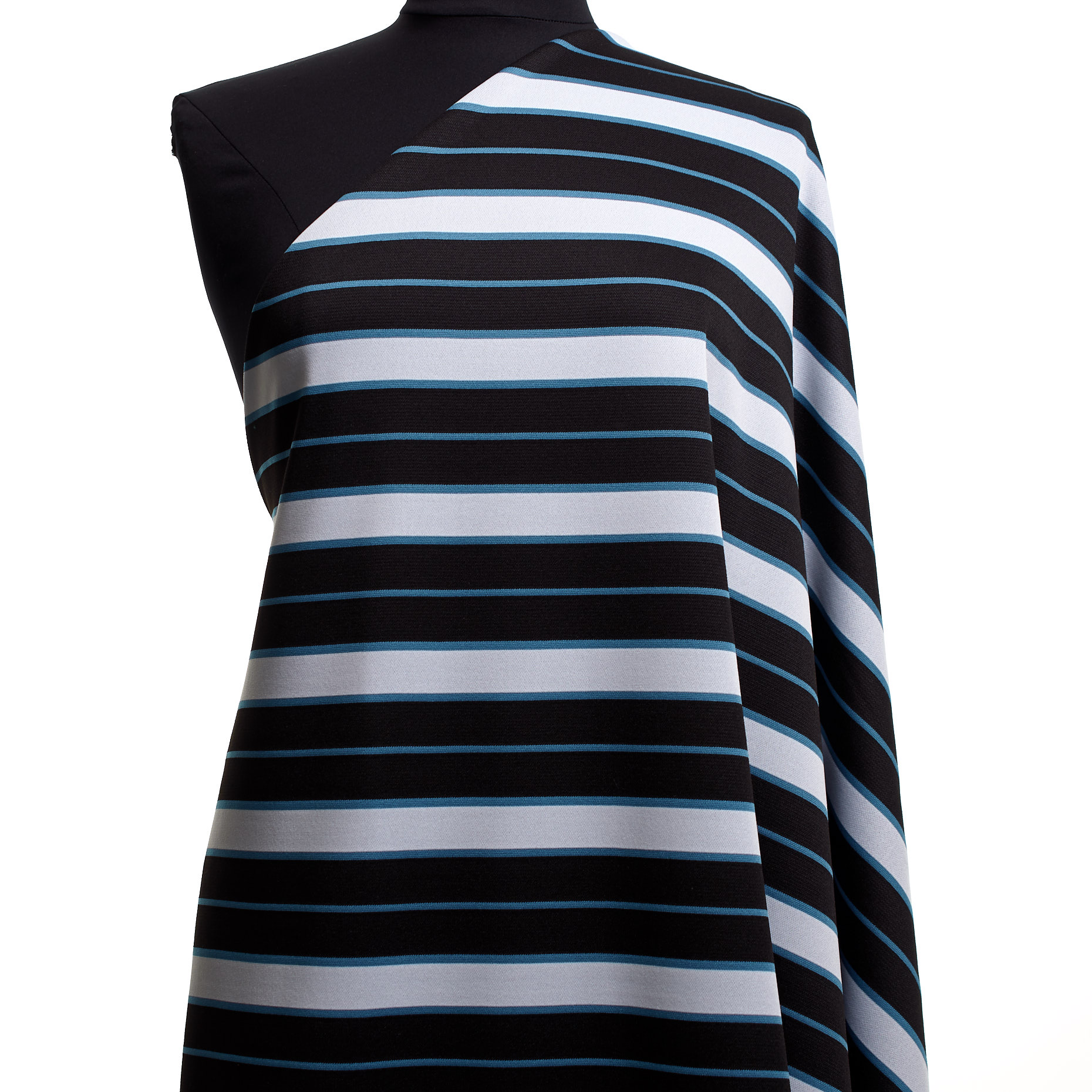 JACQUARD, JERSEY, ELASTIC, CLOUDY SKY&RAVEN BLACK (F000043133) - Mannequin