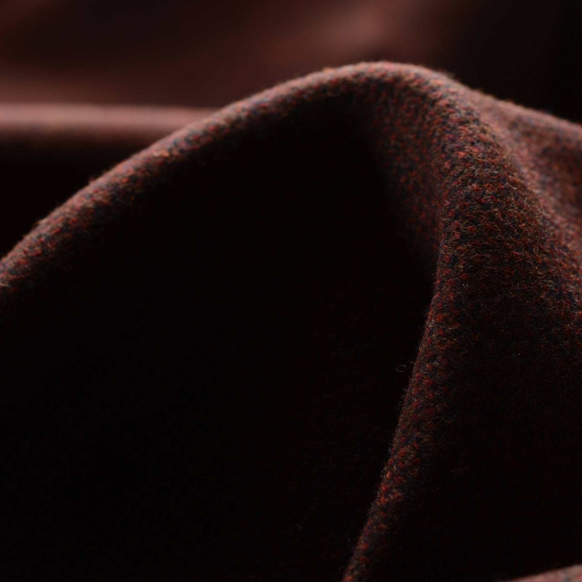 DOUBLE, WOOL BLEND, CARMINE RED&MIDNIGHT BLUE (F000014364)