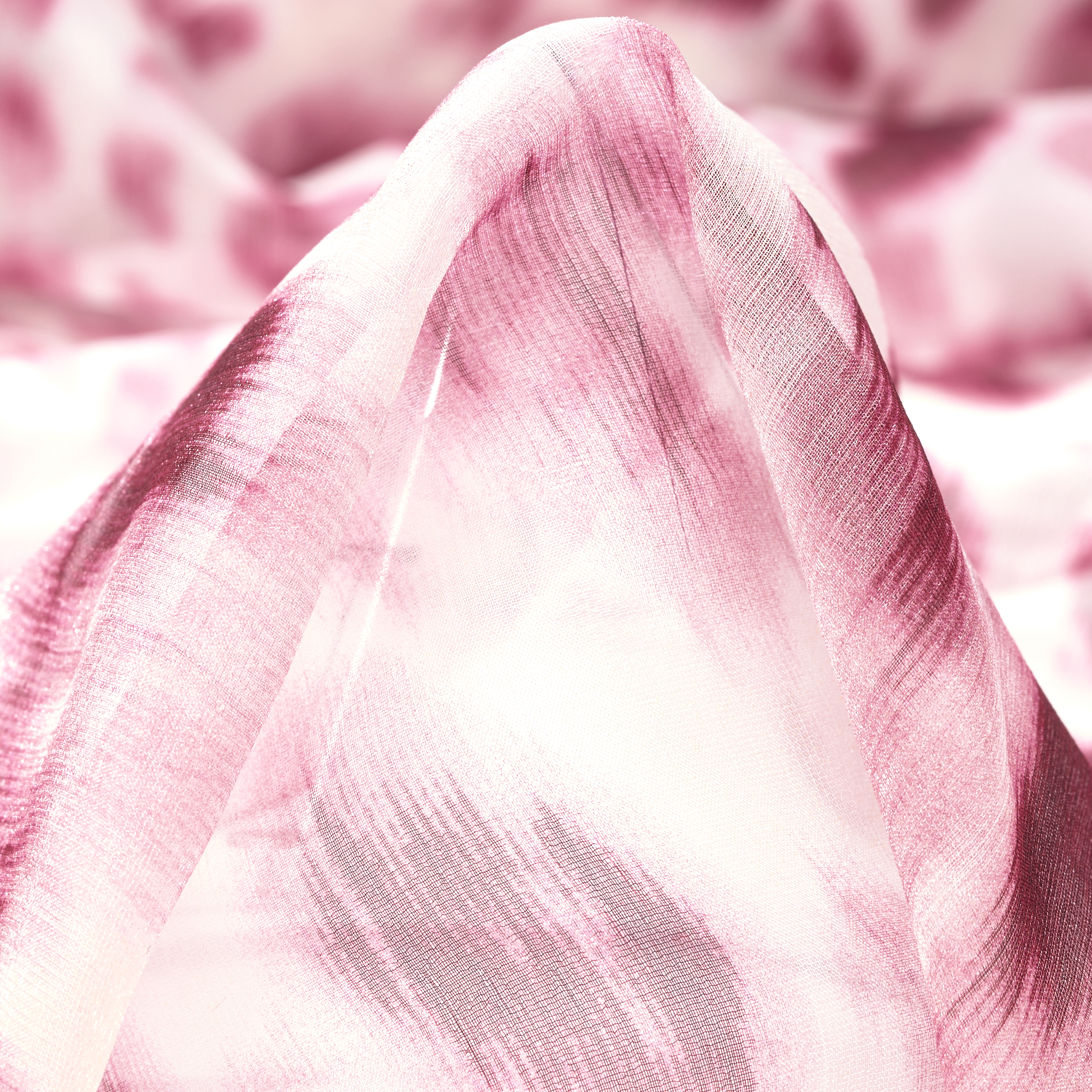 SILK, CHIFFON, PRINTED, CHERRY BLOSSOM (F000031811)