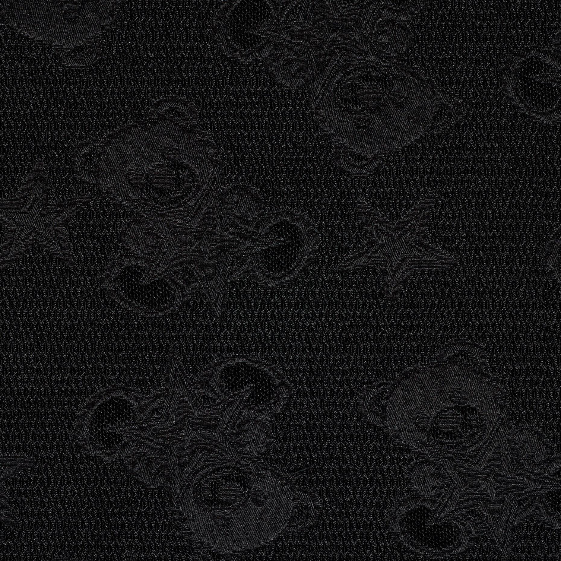 JACQUARD, TONE ON TONE, RAVEN BLACK (F000041473) - Texture
