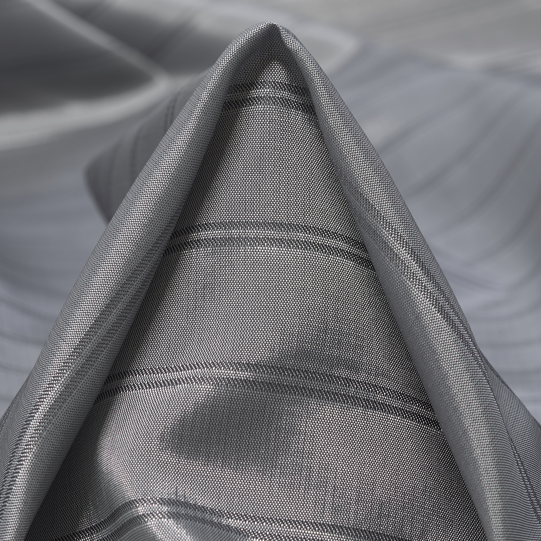 CUPRO, LINING, STRIPES, FOG