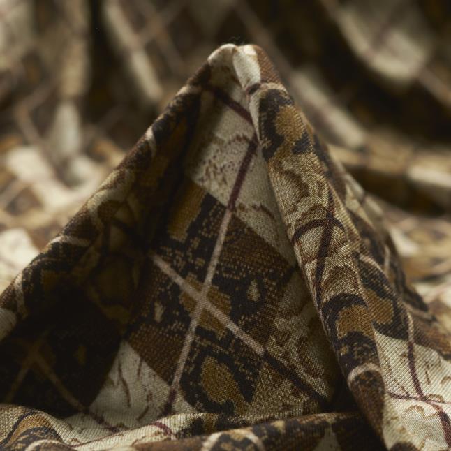 SINGLE JERSEY, PRINTED, CAPPUCCINO (F000027310)