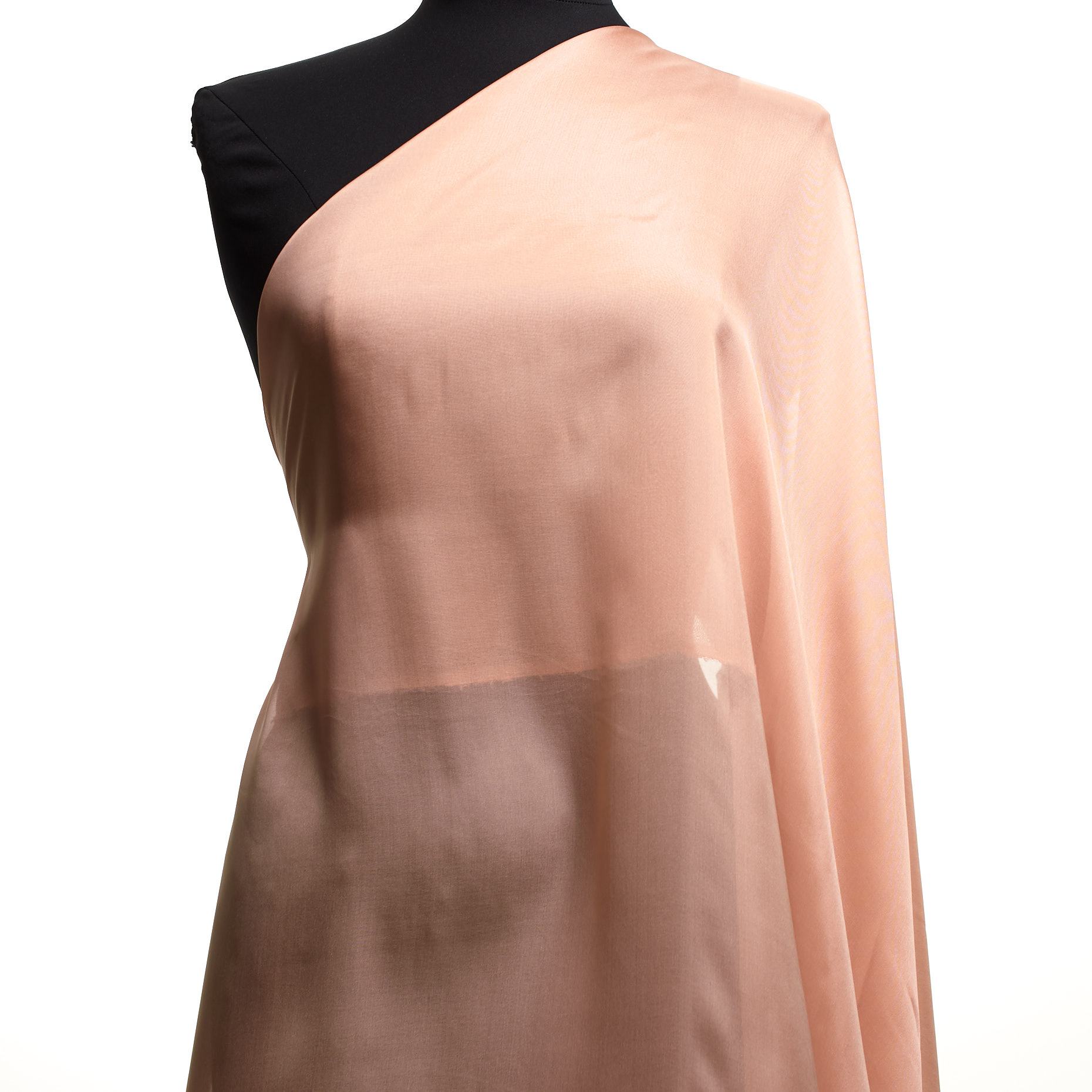 Seta, Chiffon, Pale Peach (C0002870) - Manichino