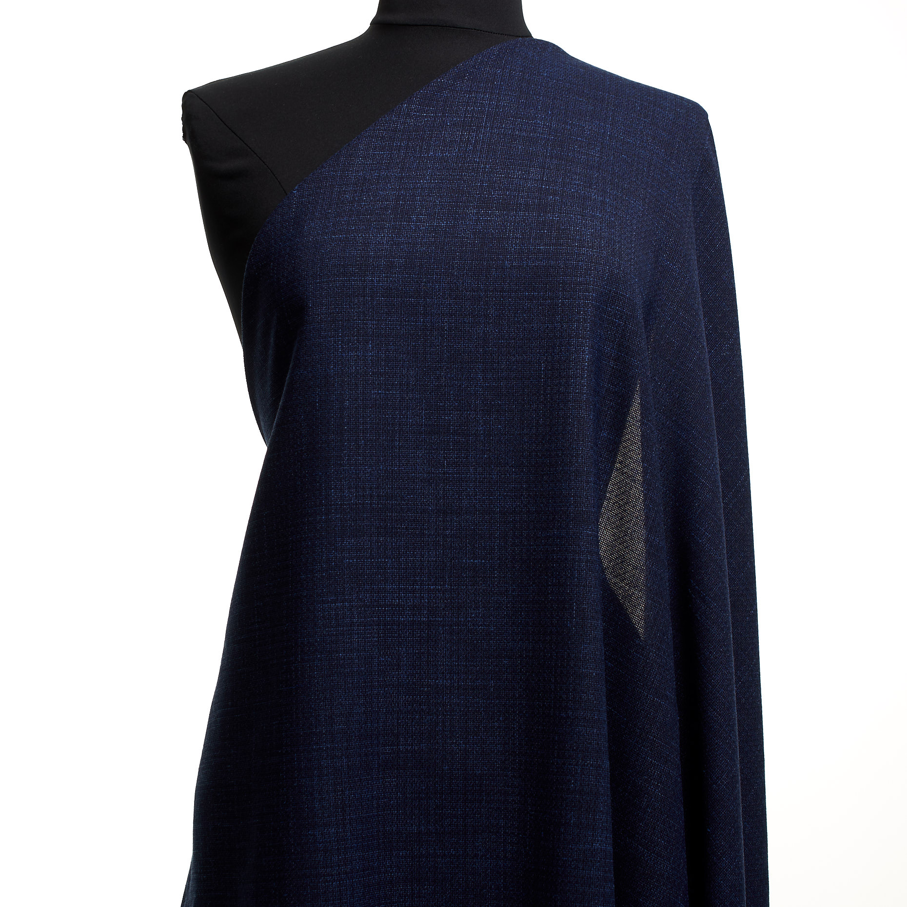 CRÊPE, WOOL, NAVY PEONY (F000044282) - Mannequin