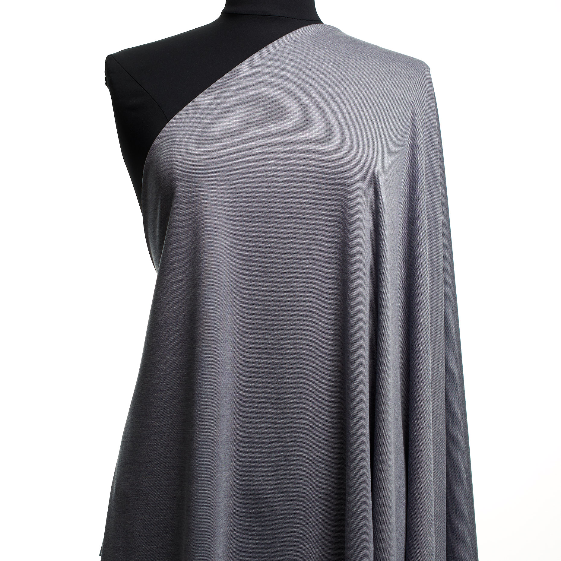 JERSEY, VISCOSE, HIGH ELASTICITY, BLUE INDIGO (F000044346) - Mannequin