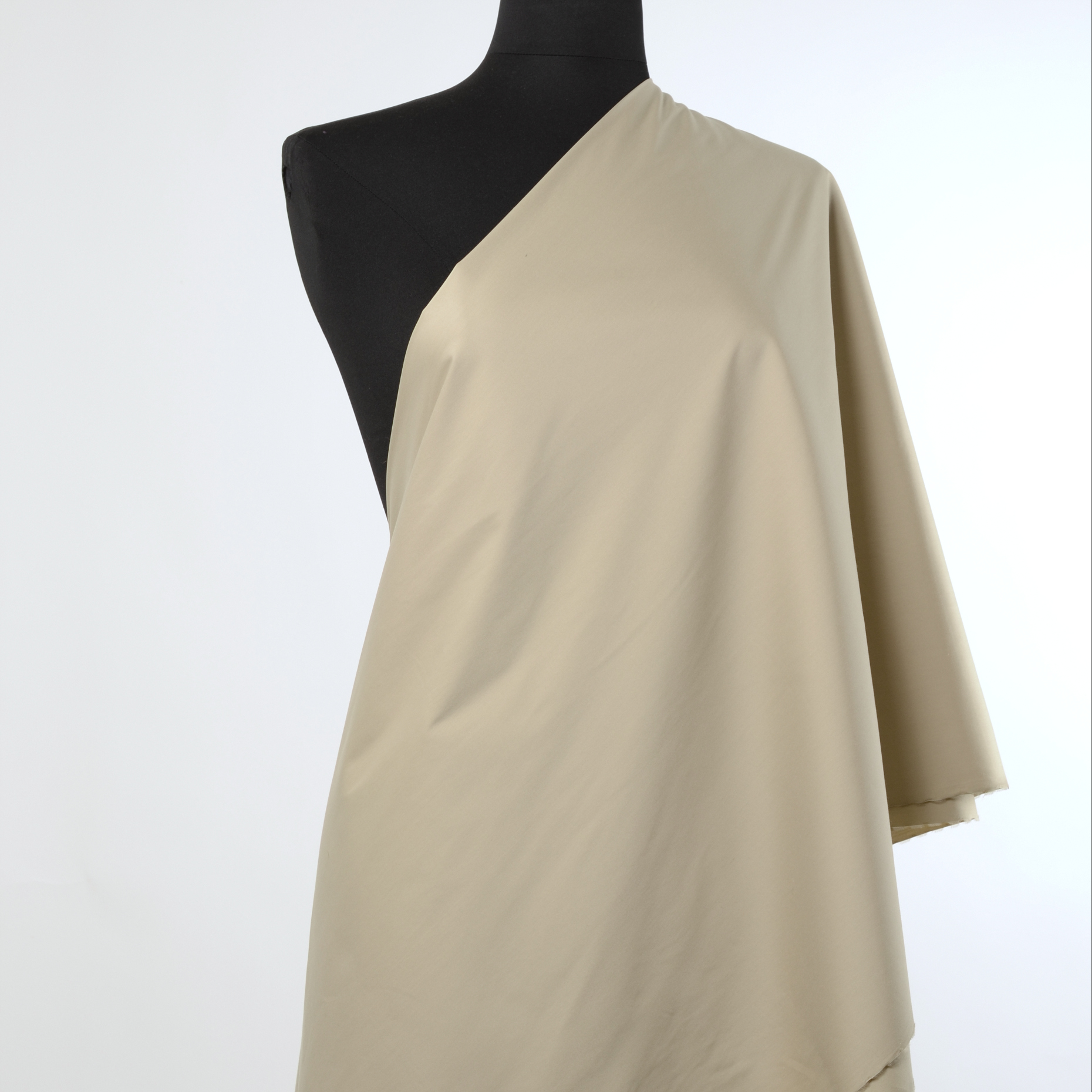 POPLIN, COTTON, ELASTIC, FRENCH OAK (F000016929) - Mannequin