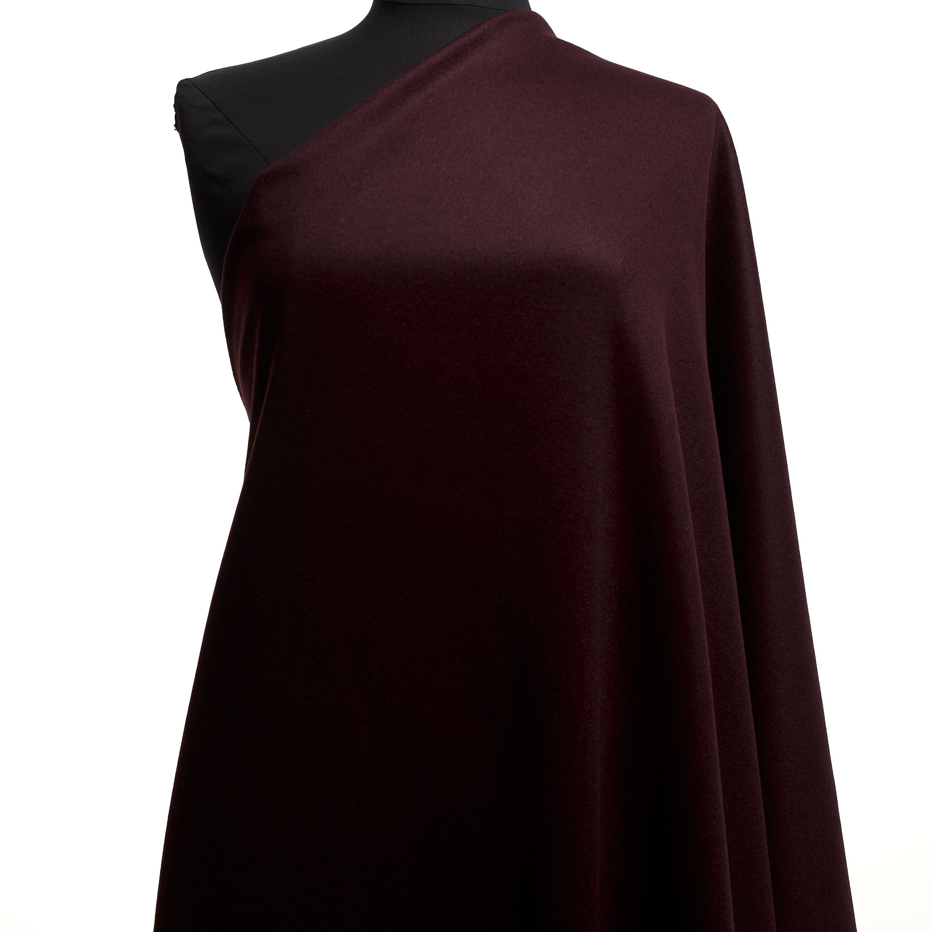 Drap, Wool, Dark Plum (F000036540) - Maniquí