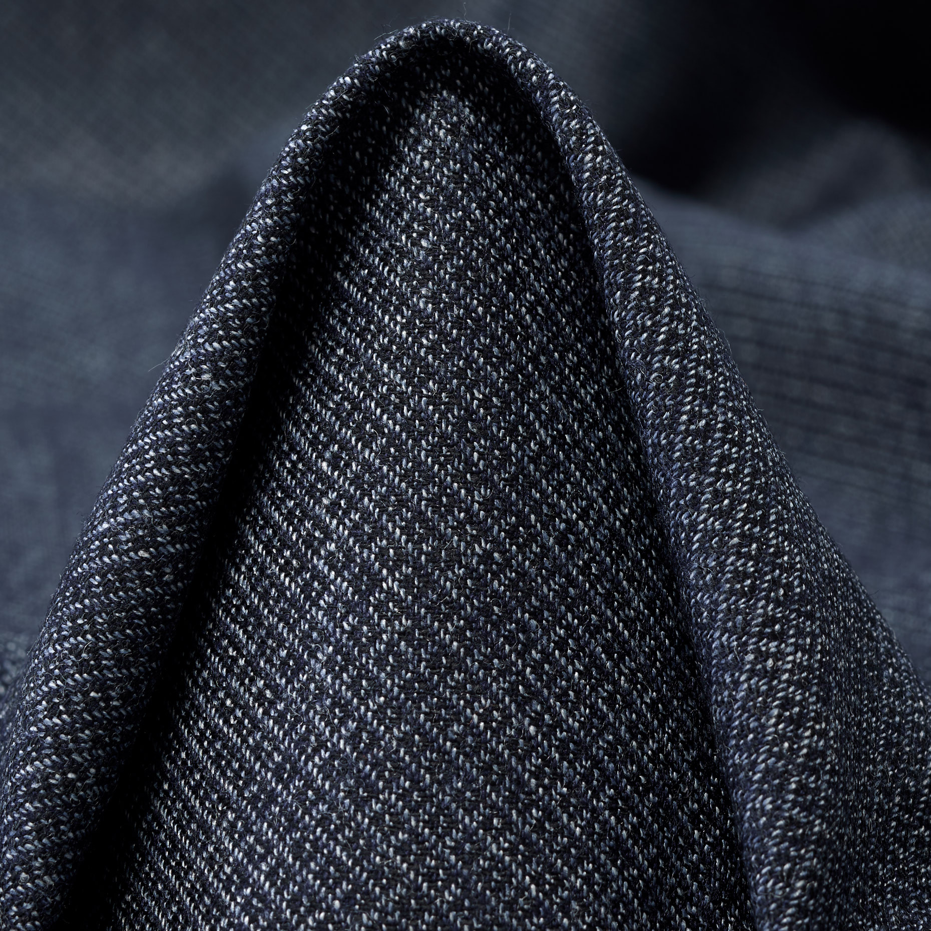 VIRGIN WOOL, MICRO DESIGN, RAVEN BLACK&PARISIAN NIGHT (F000045212)