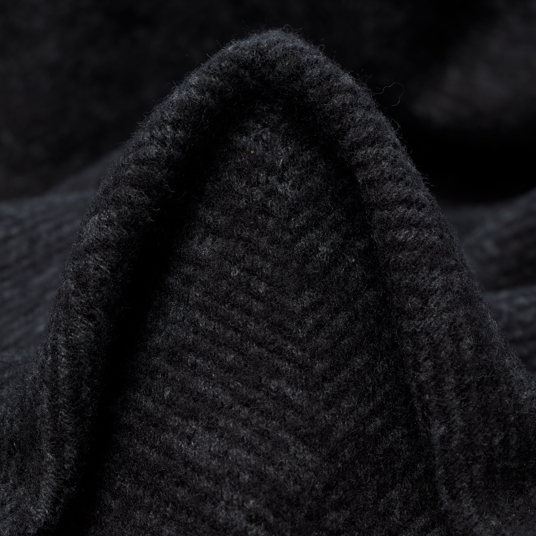 JERSEY, COTTON, WOOL BLEND, ASPHALT (F000036582)