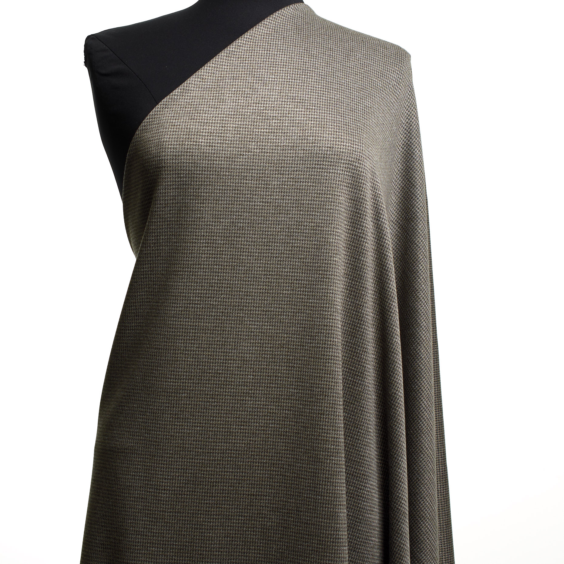 Jersey, Jacquard, Hahnentritt, Stone (F000036674) - Schaufensterpuppe