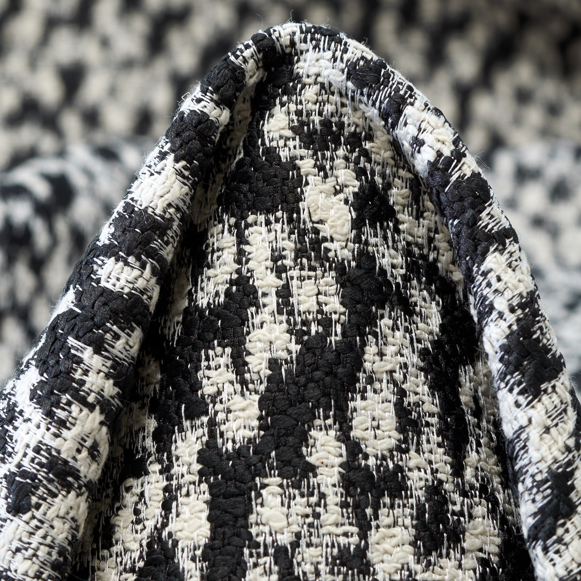 Jacquard, Misto Cotone, Raven Black&Ivory (F000043772)