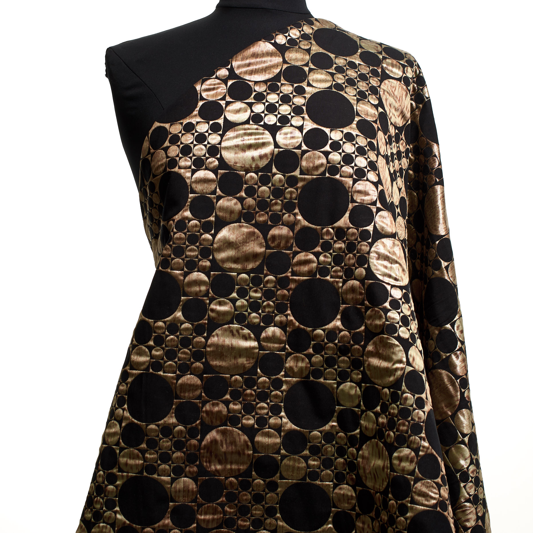 Jacquard, Coton Mixte, Almond Buff&Raven Black (P000003400) - Mannequin