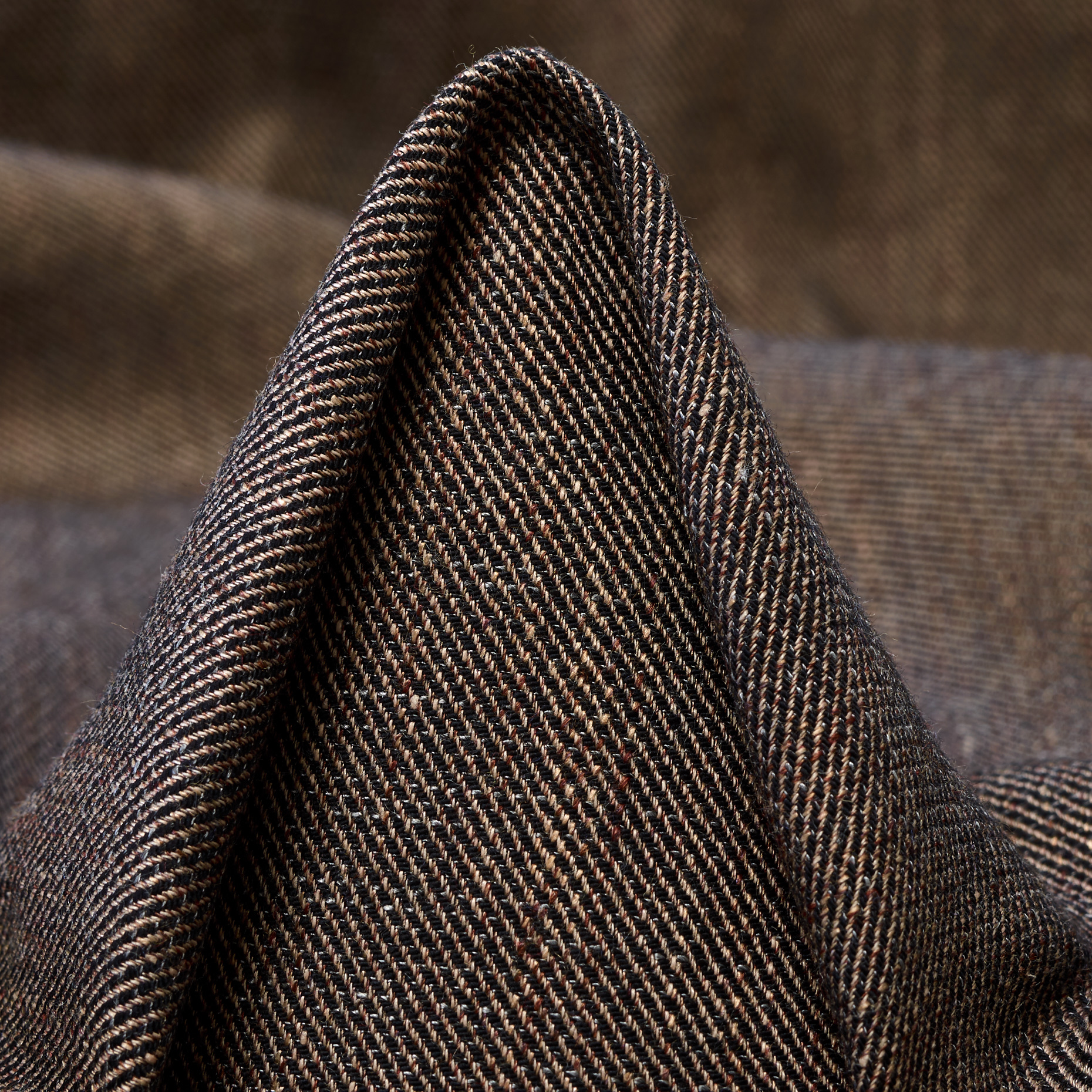 TWILL, COTTON, LINEN, COFFEE QUARTZ&COCA MOCHA (F000049467)