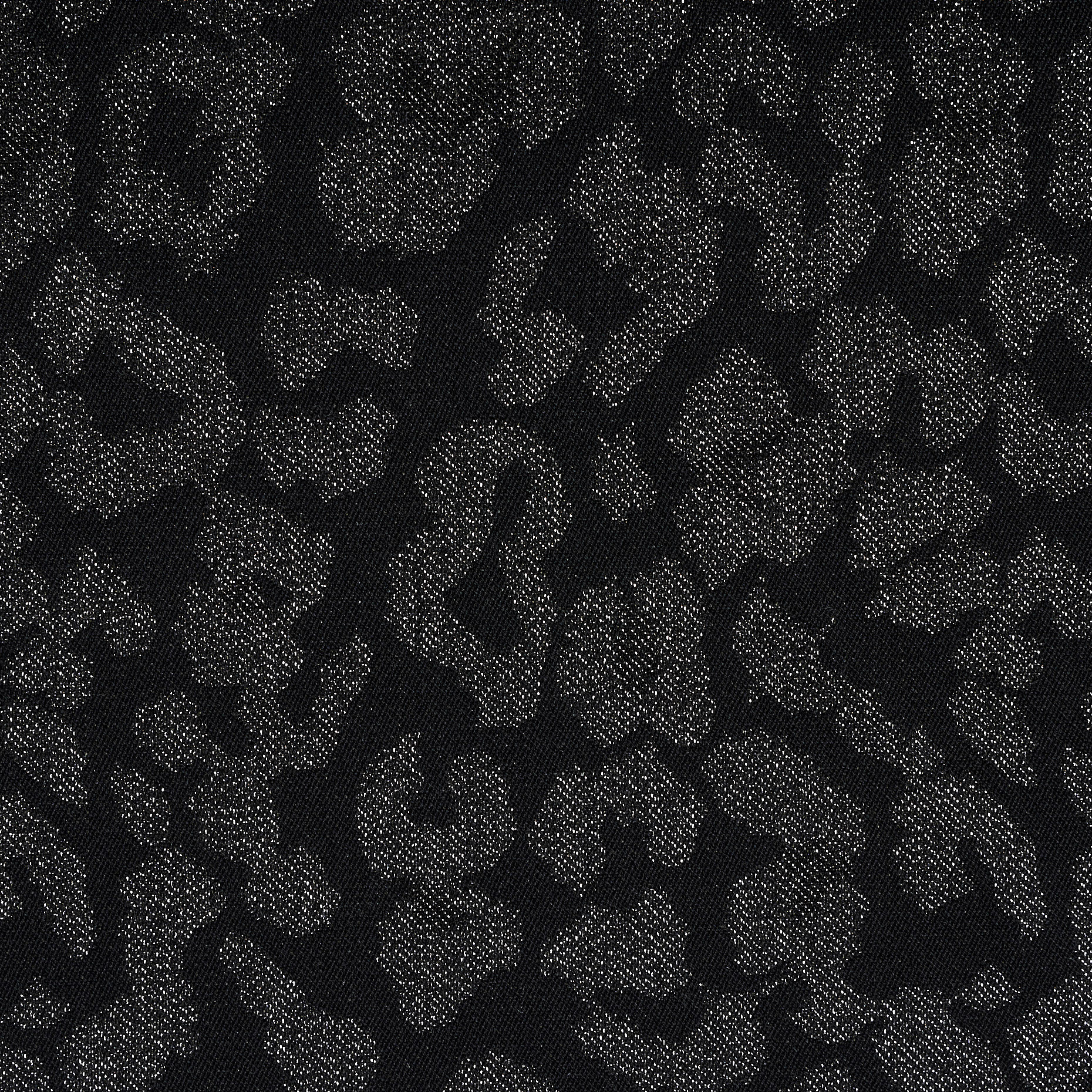 JACQUARD, COTTON, ELASTIC, GUNMETAL&RAVEN BLACK (F000041385) - Texture