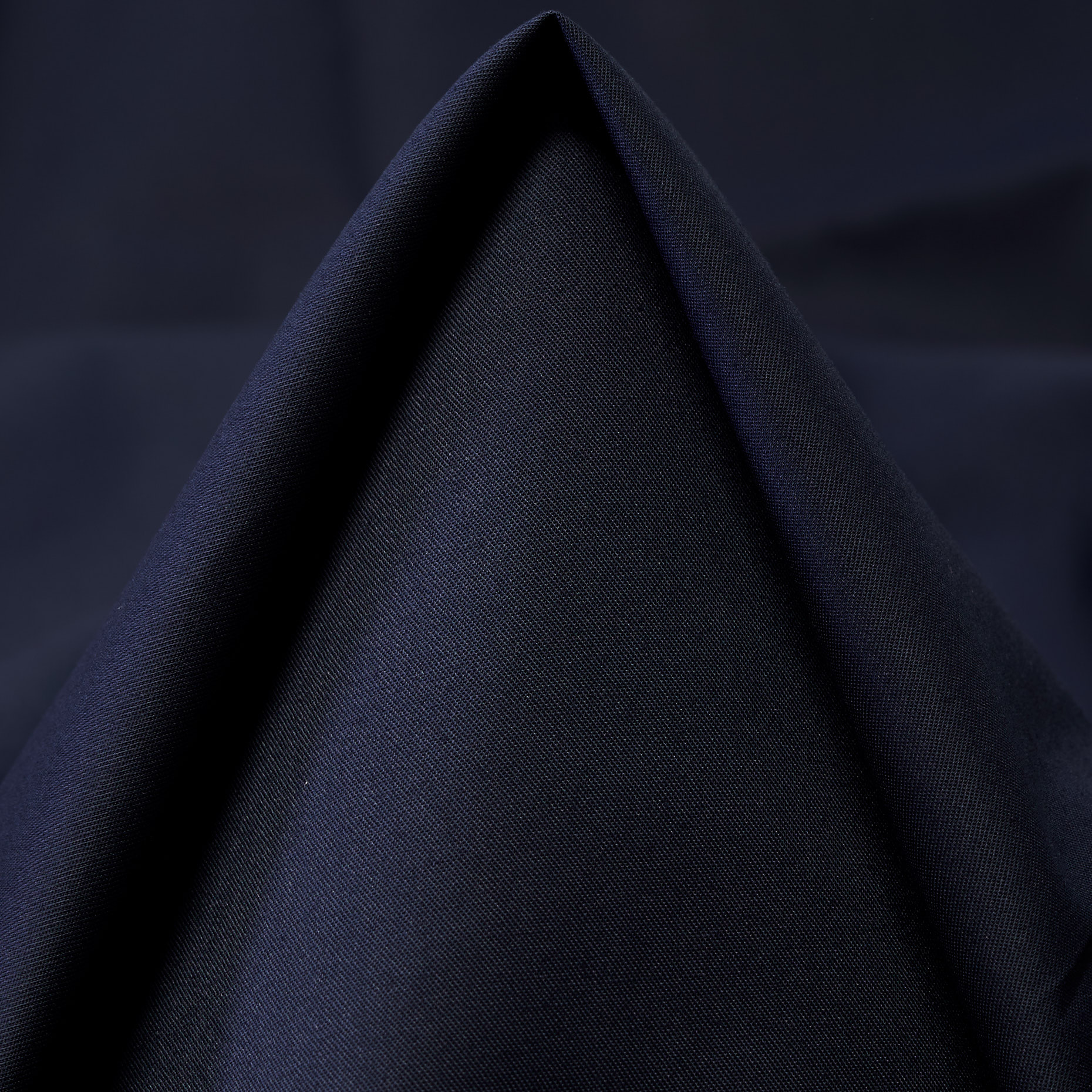 POPLIN, COTTON ELASTIC, ELASTIC, DARK SAPPHIRE (T0000523)