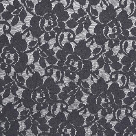 LACE, ELASTIC, IRON GATE (F000028628) - Texture