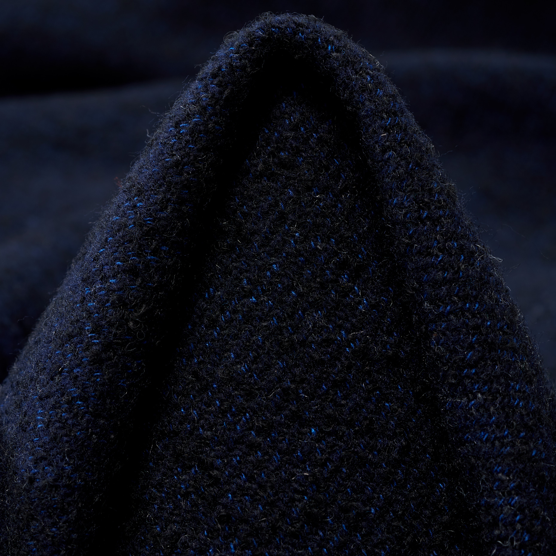 BOUCLÉ, WOOL, BLACK IRIS (F000047698)