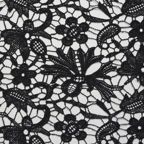 Koronka, Raven Black (F000027915) - Tkana