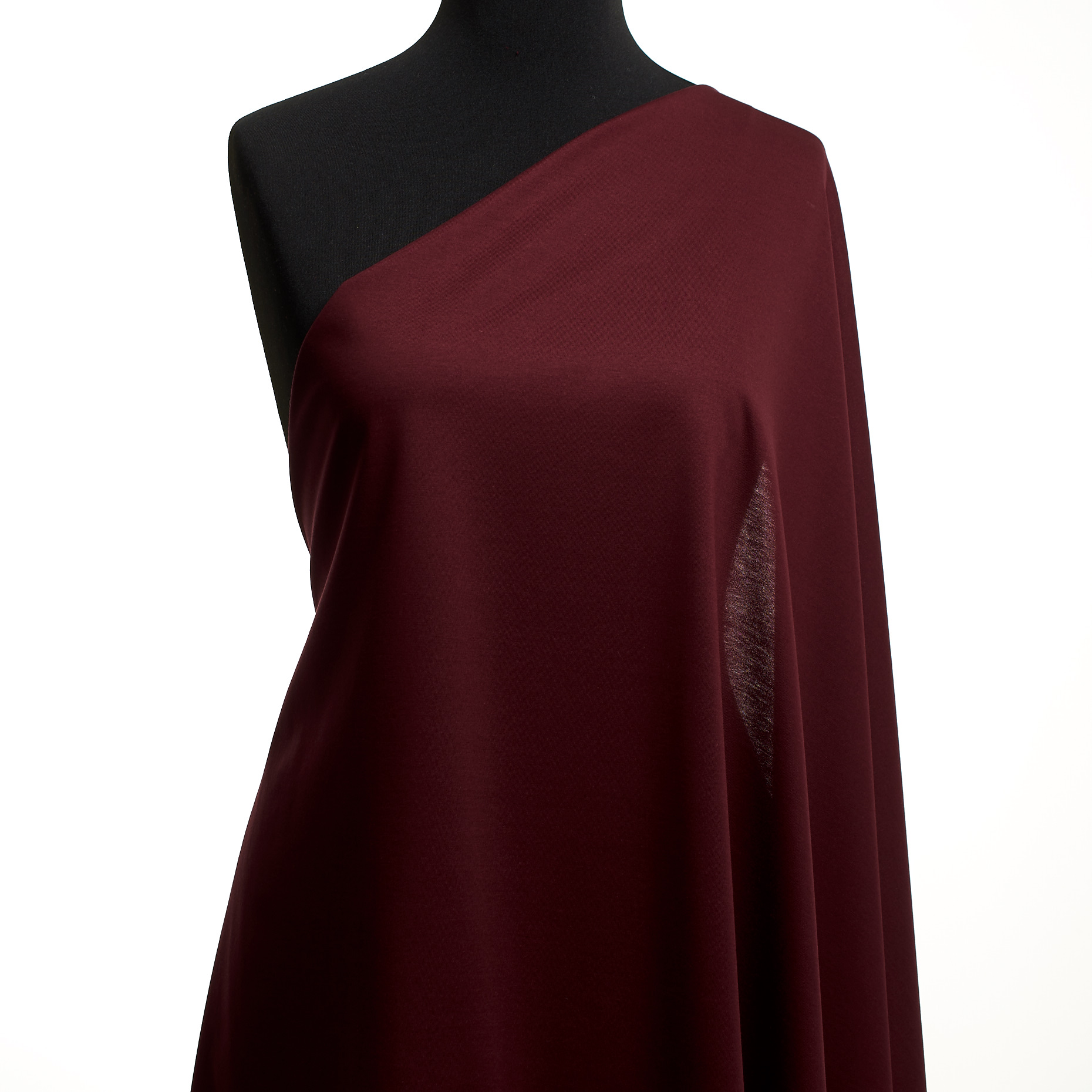 JERSEY, COTTON, MELANGE, CABERNET (F000049007) - Mannequin
