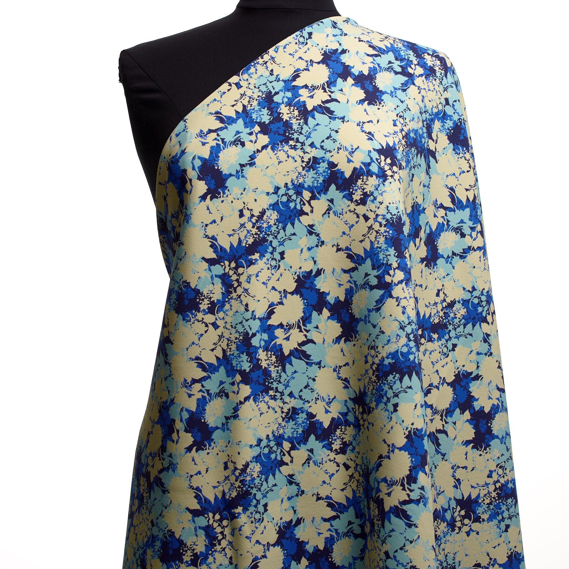 TECHNO STRETCH, POLYAMID, PRINTED, ATOMIC BLUE (F000038721) - Mannequin