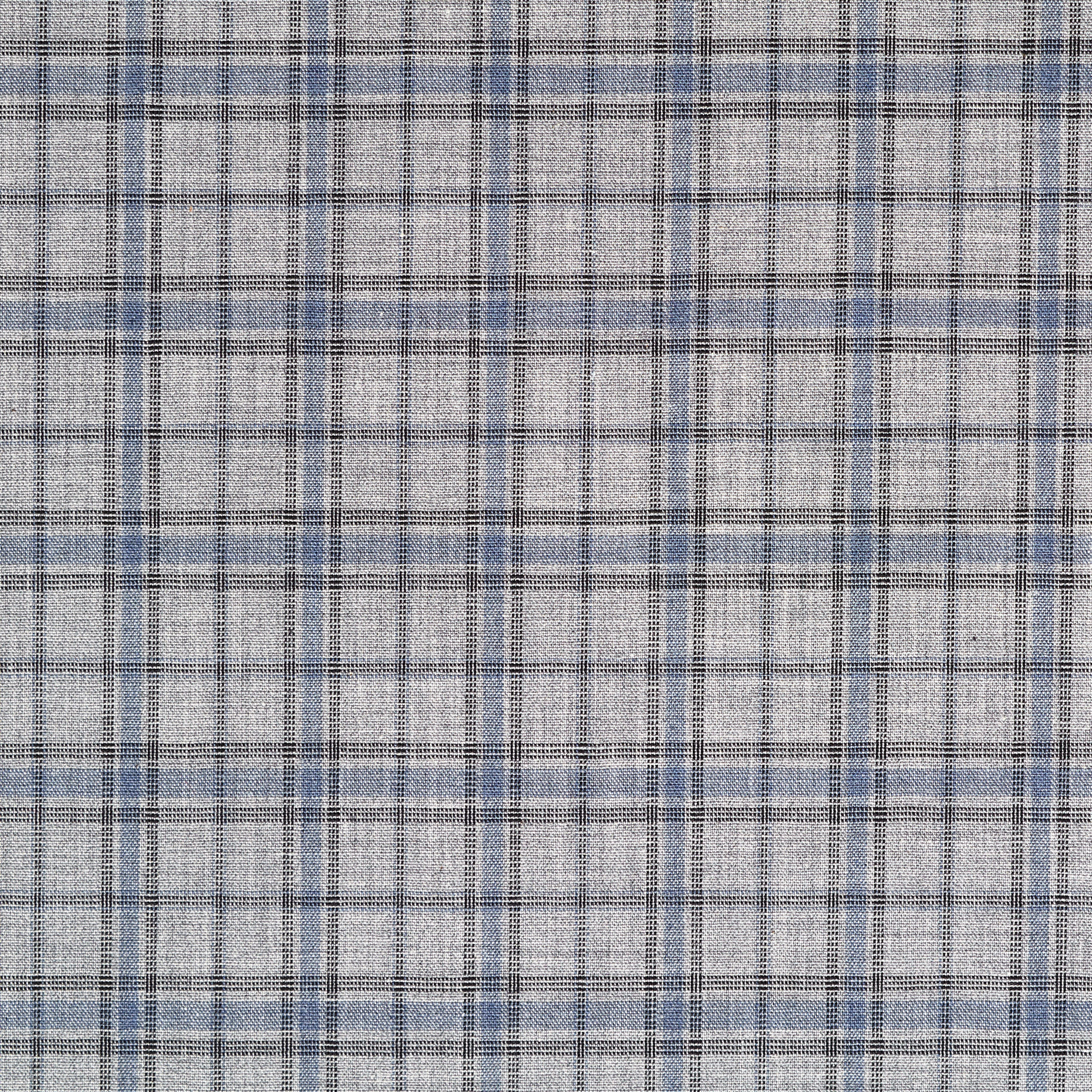 Popelina, Bawełna, Ramy, Harbor Mist&Rain Washed (F000045140) - Tkana