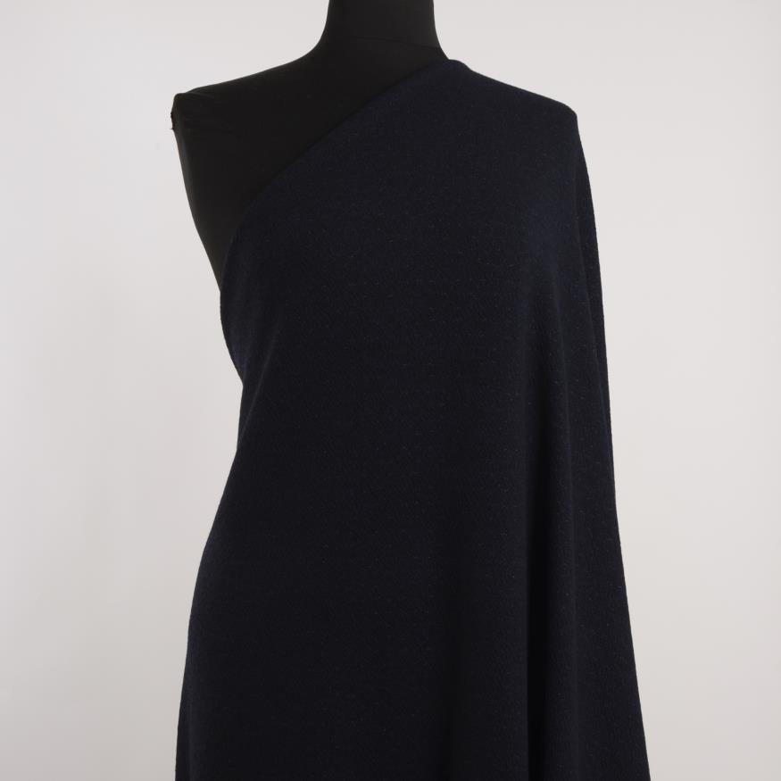Jersey, Żakard, Wełna, Midnight Blue (F000030953) - Manekin